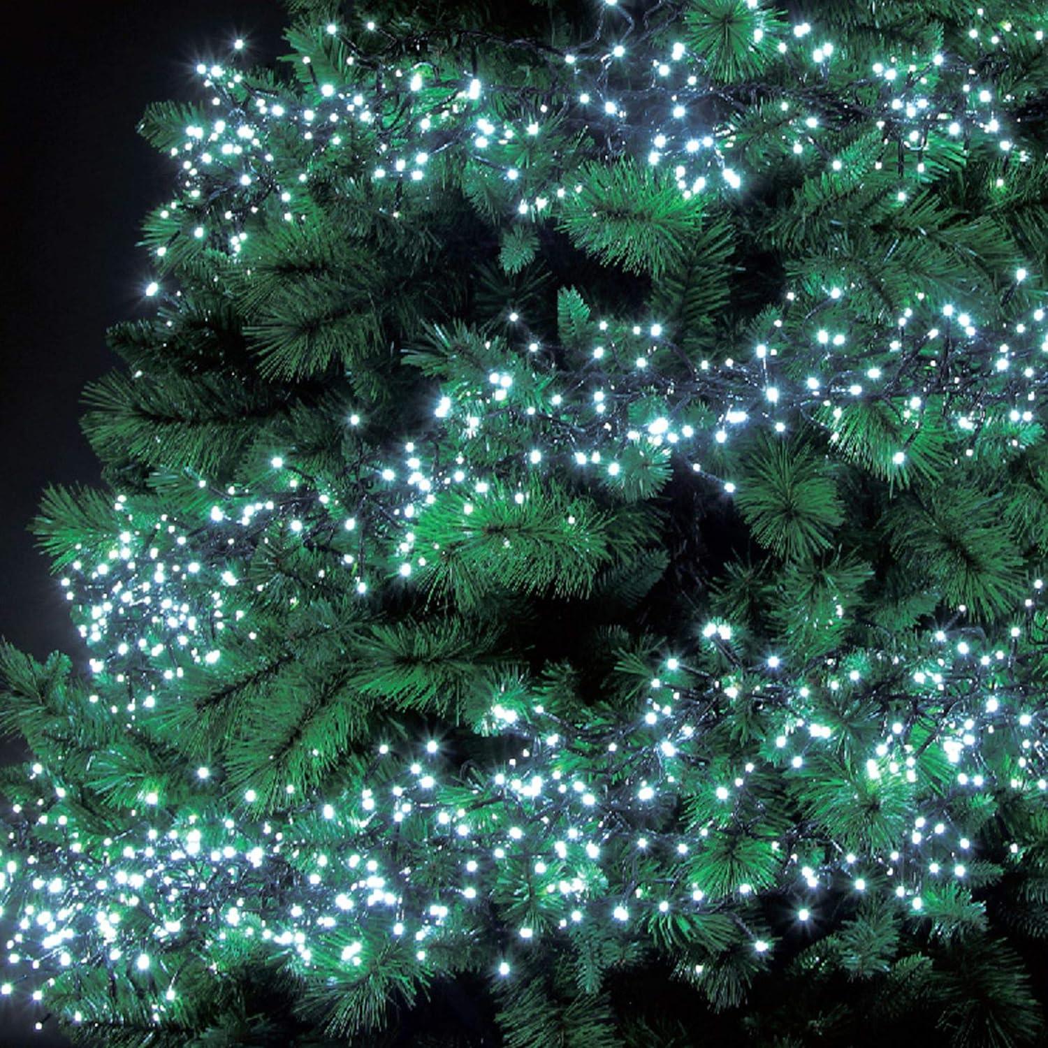 Christmas Fairy Lights 720 LED Cluster Indoor Outdoor Tree Home Xmas Decoration