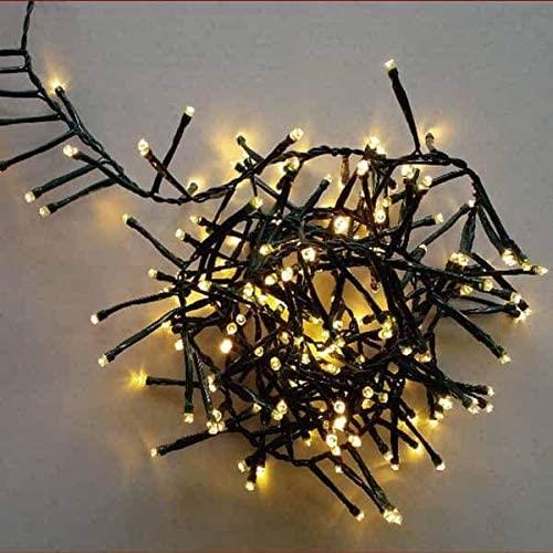 Christmas Fairy Lights 720 LED Cluster Indoor Outdoor Tree Home Xmas Decoration