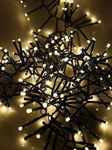 Christmas Fairy Lights 720 LED Cluster Indoor Outdoor Tree Home Xmas Decoration