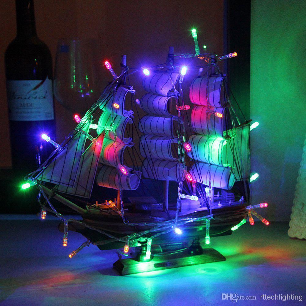Christmas Fairy Lights 80 LED String Battery Operated Xmas Home Window Decor