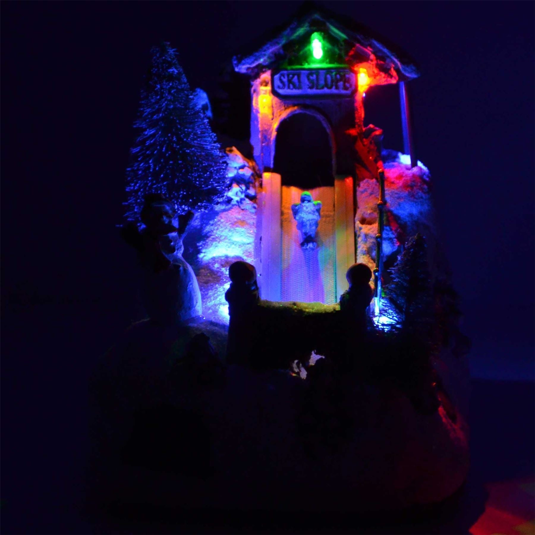 Nativity Set LED Musical Lights Sculpture Christmas Party Home Table Decorations