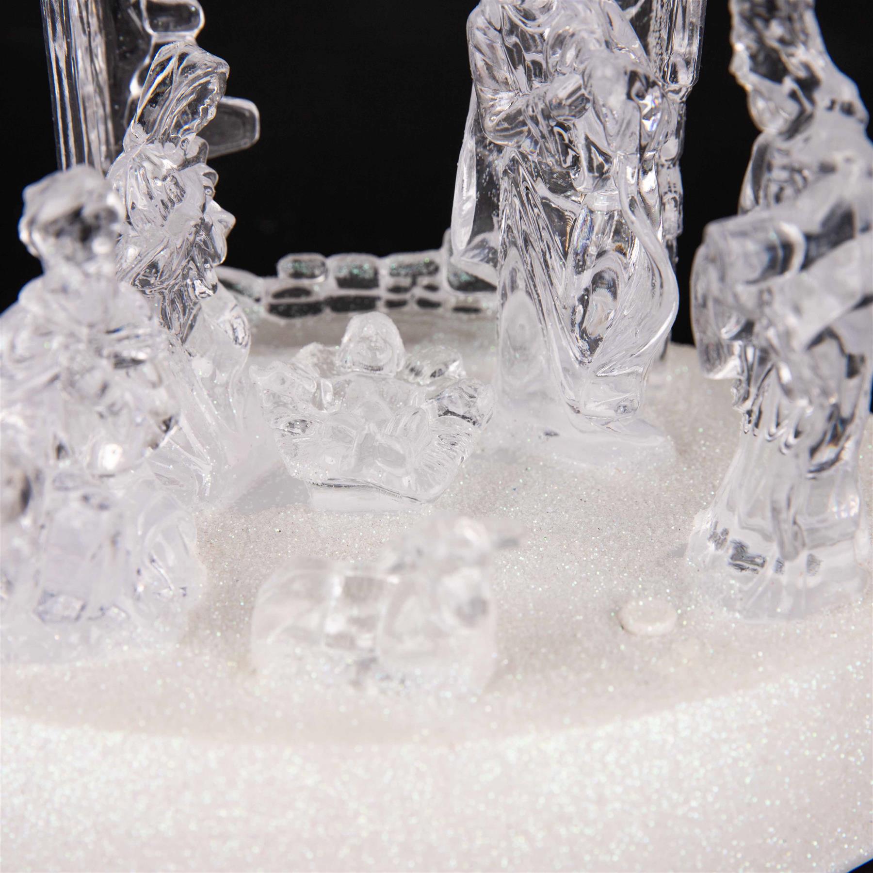 Novelty Musical LED Light Up Sculpture Christmas Home Xmas Party Decorations