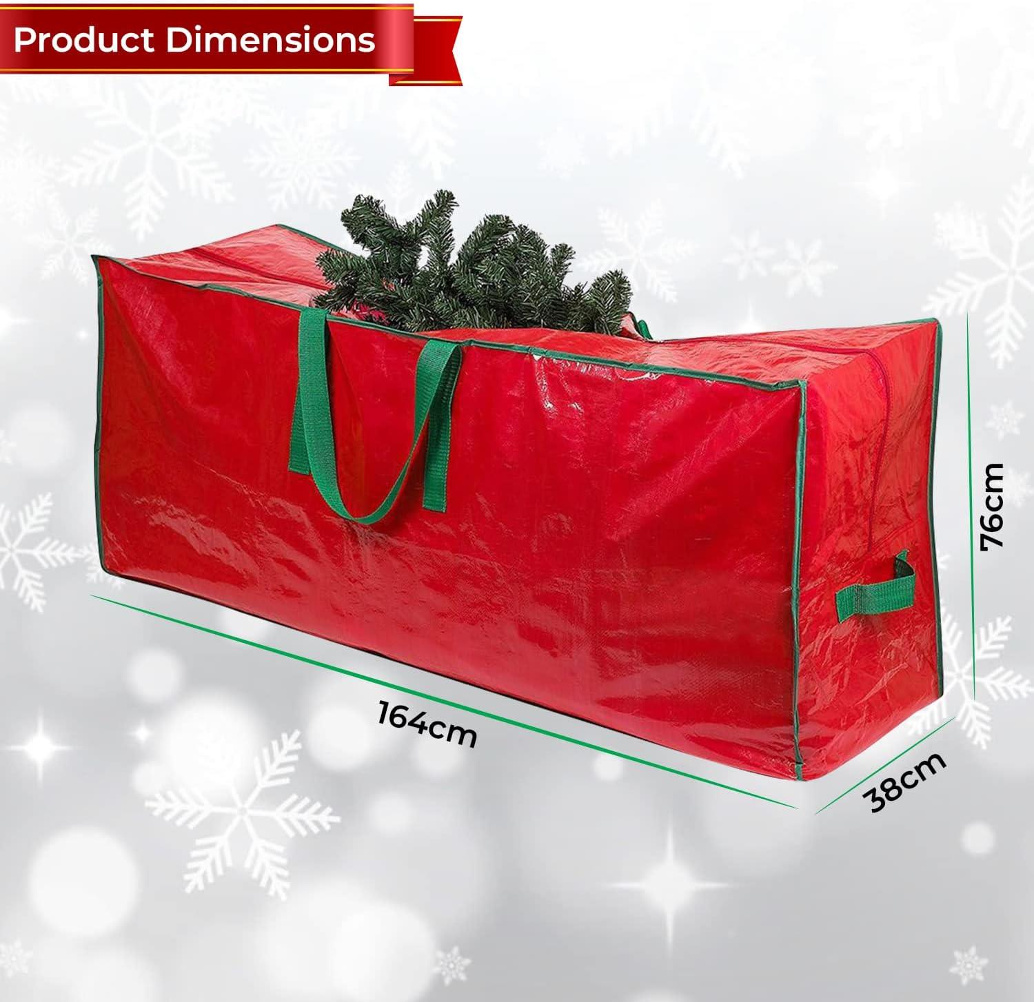 164cm Christmas Tree Storage Bags Waterproof Durable Zippered Container Large