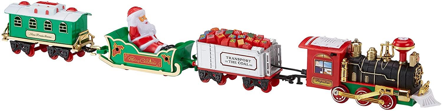Christmas Tree Train Set-Around The Tree Xmas Decoration Festive Light Up Sound Christmas Tree Train Set-Around The Tree Xmas Decoration Festive Light Up Sound