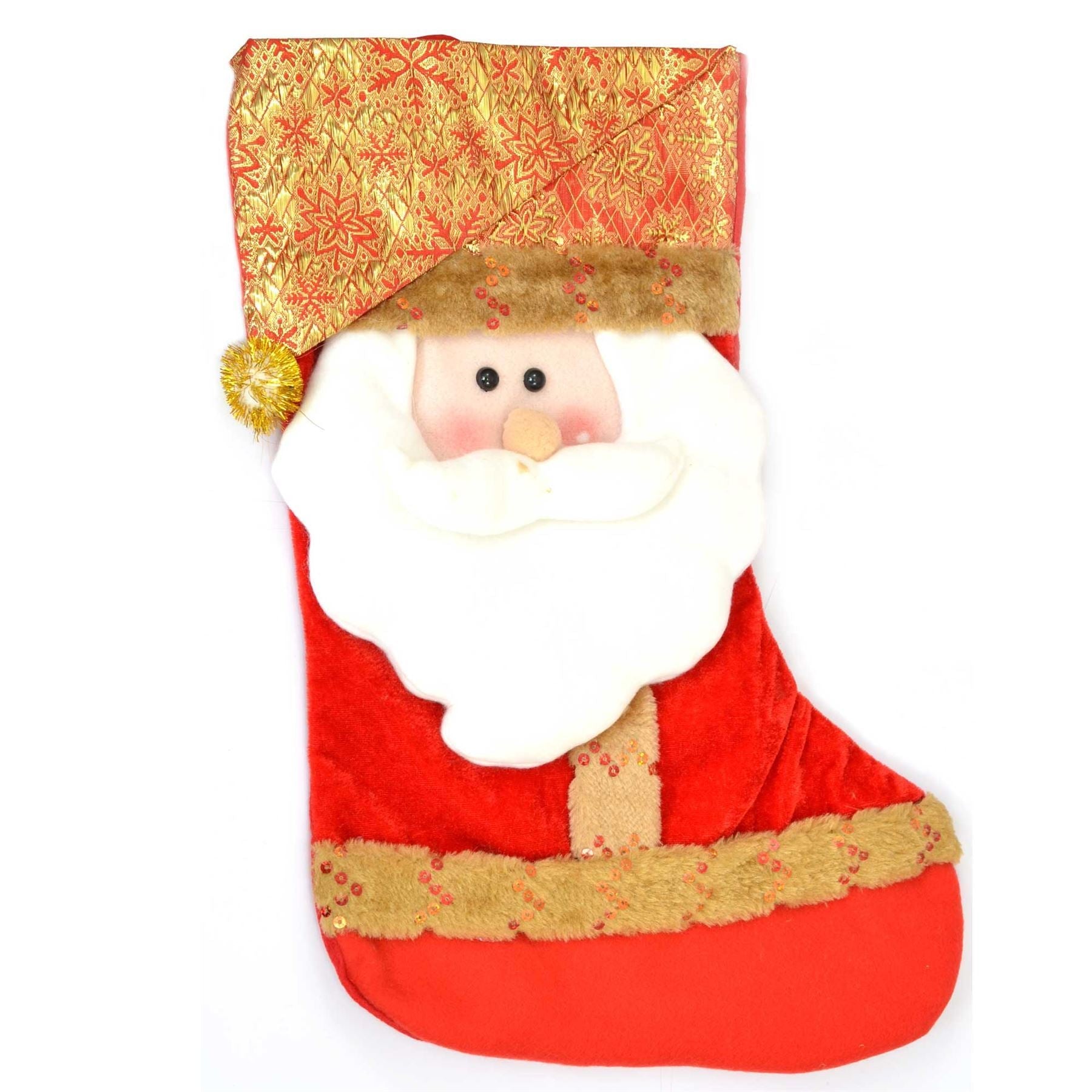 Designer Christmas Santa Stocking Xmas Premium Stocking Sock Christmas Decoration Designer Christmas Santa Stocking Xmas Premium Stocking Sock Christmas Decoration