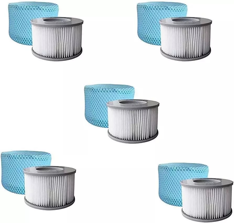 Filter Cartridge 90 Pleats and Mesh Cover - 2 Pack