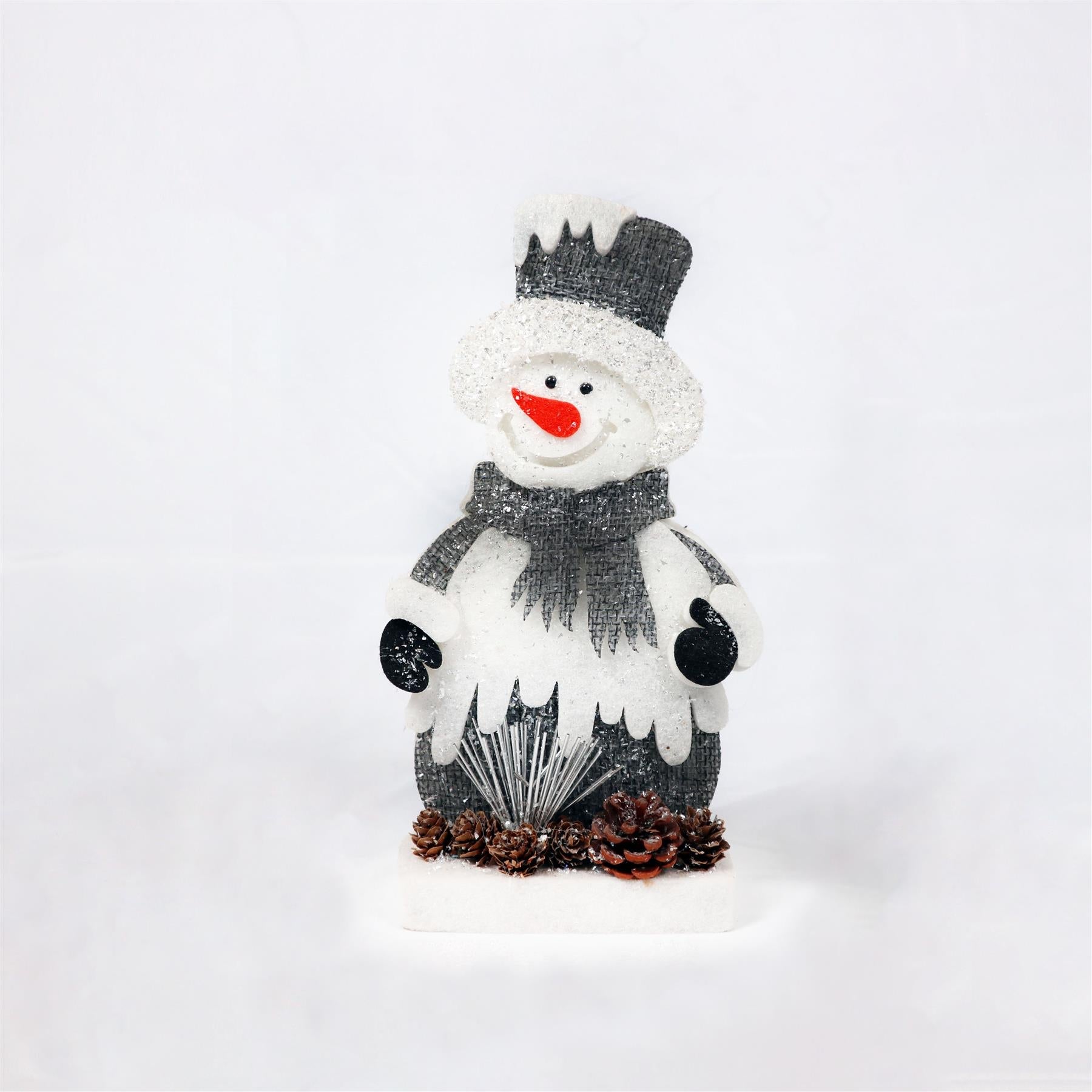 Christmas Table Decorations Snowman Figure Center Piece Window Home Xmas 32CM