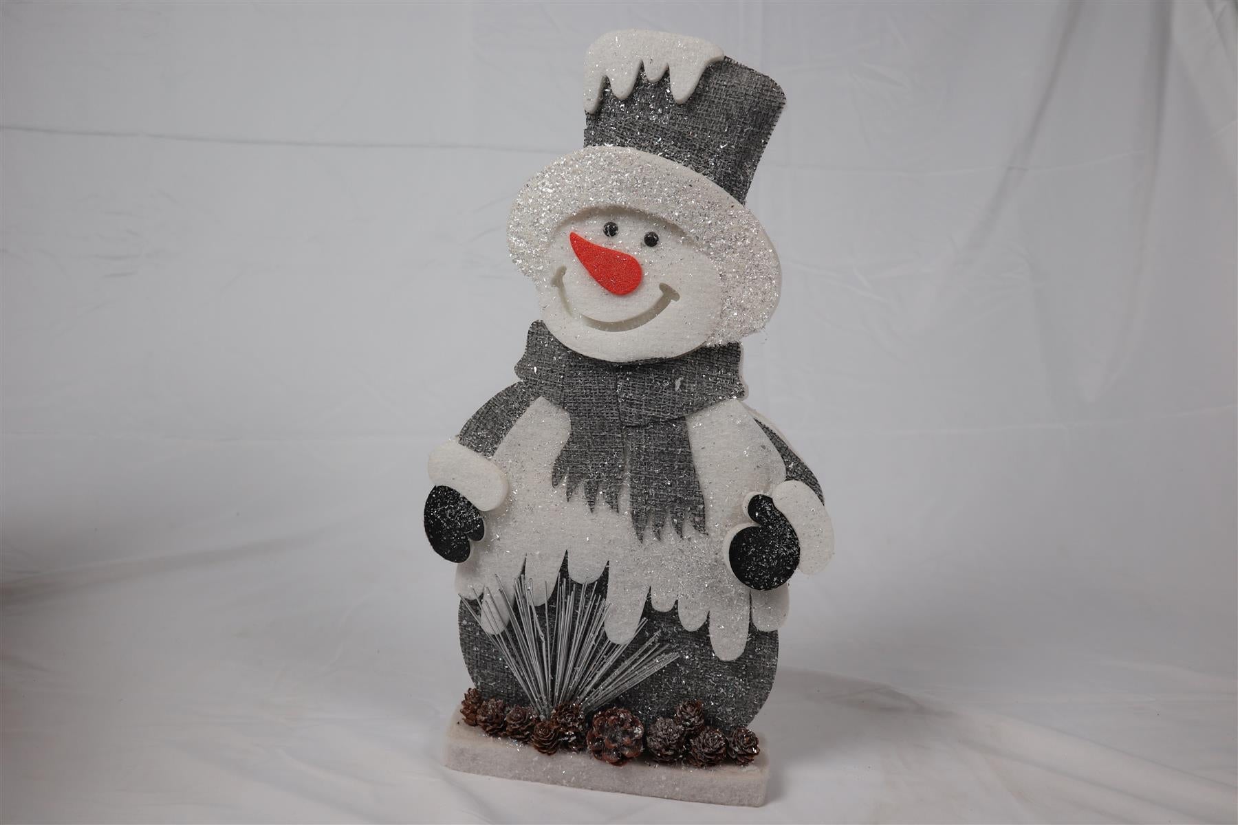 Christmas Table Decorations Snowman Figure Center Piece Window Home Xmas 32CM