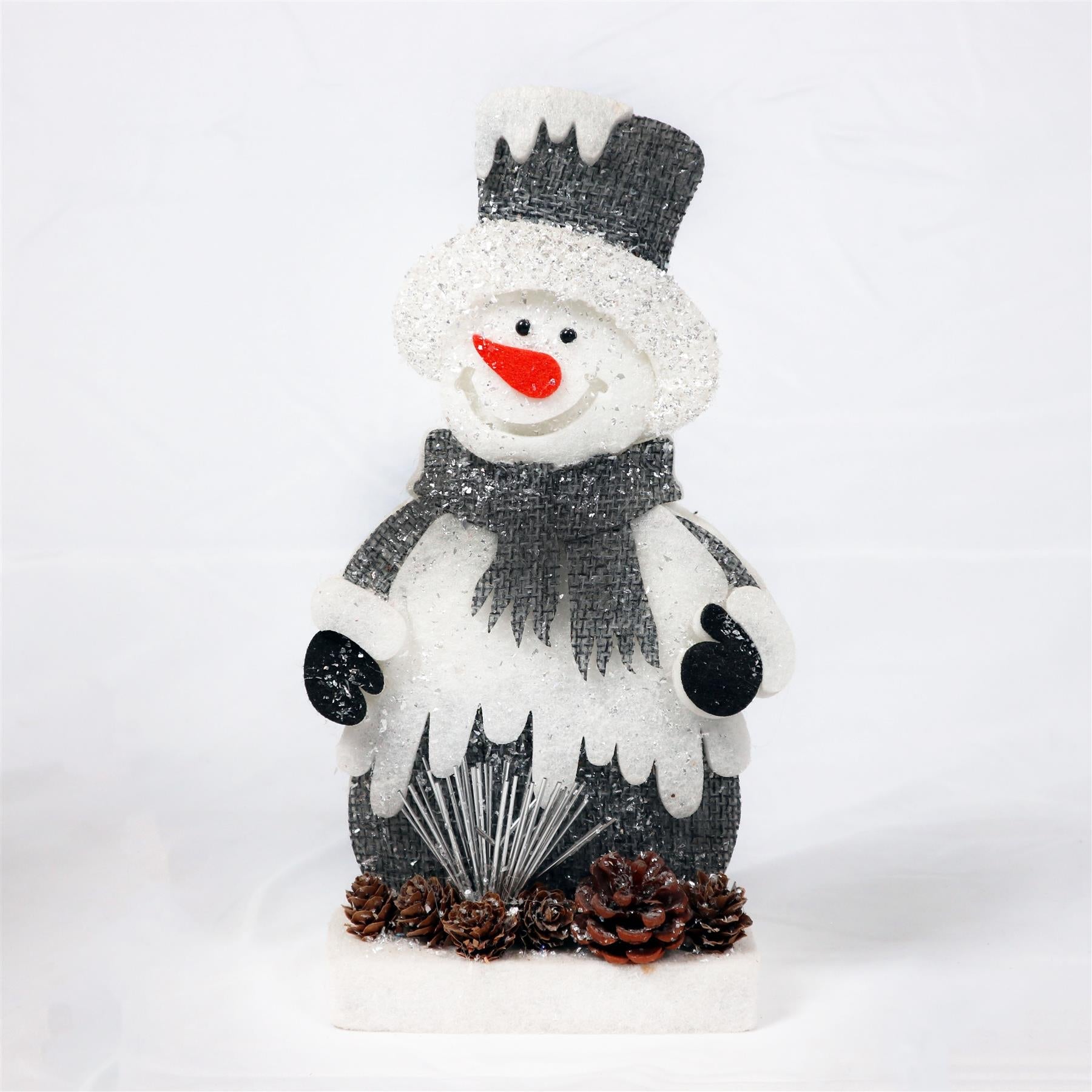 Snowman Christmas Figures Table Decorations Center Piece Xmas Window Home 52CM