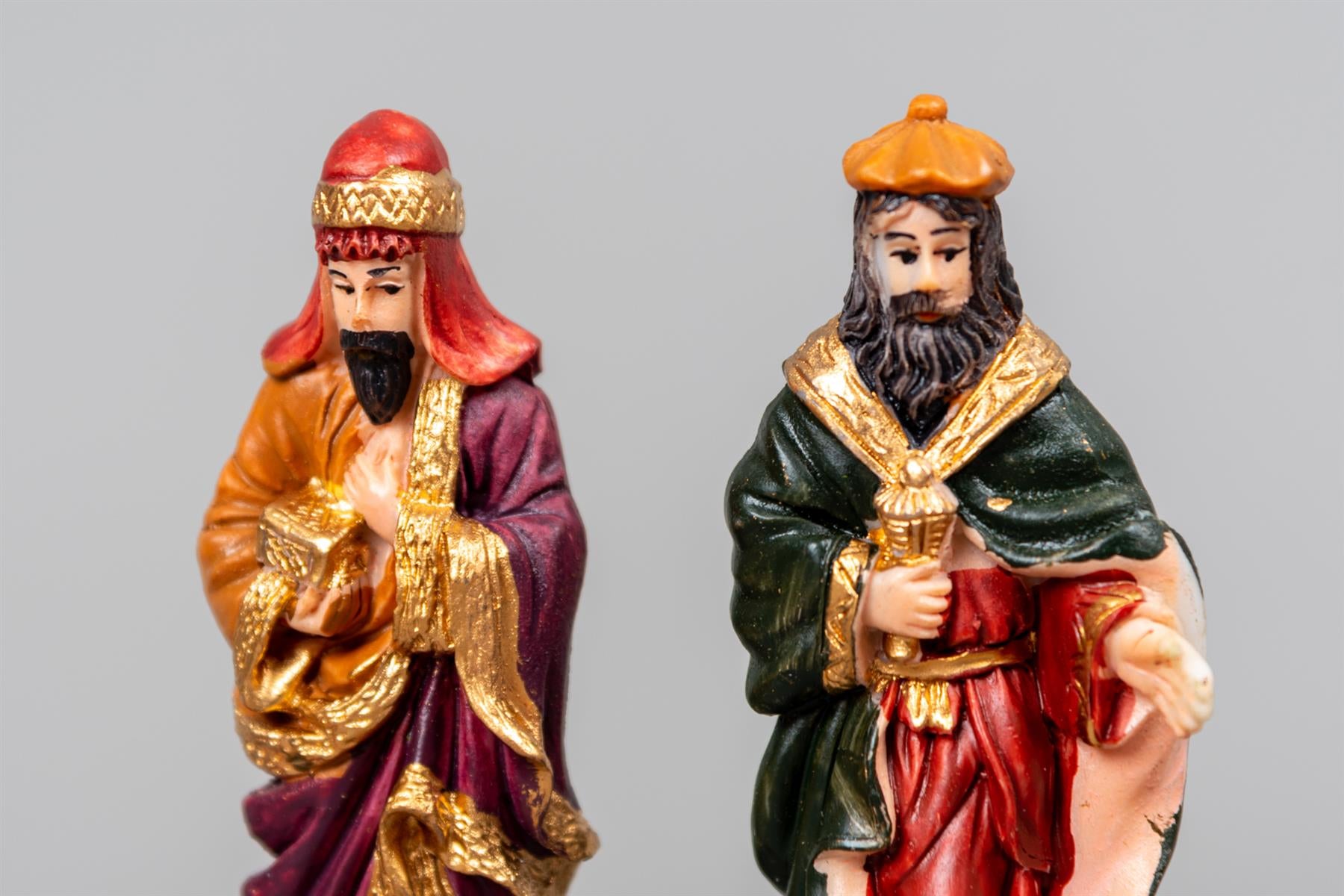 10Pcs Nativity Figures Set Christmas Traditional Jesus Birth Movable Decorations