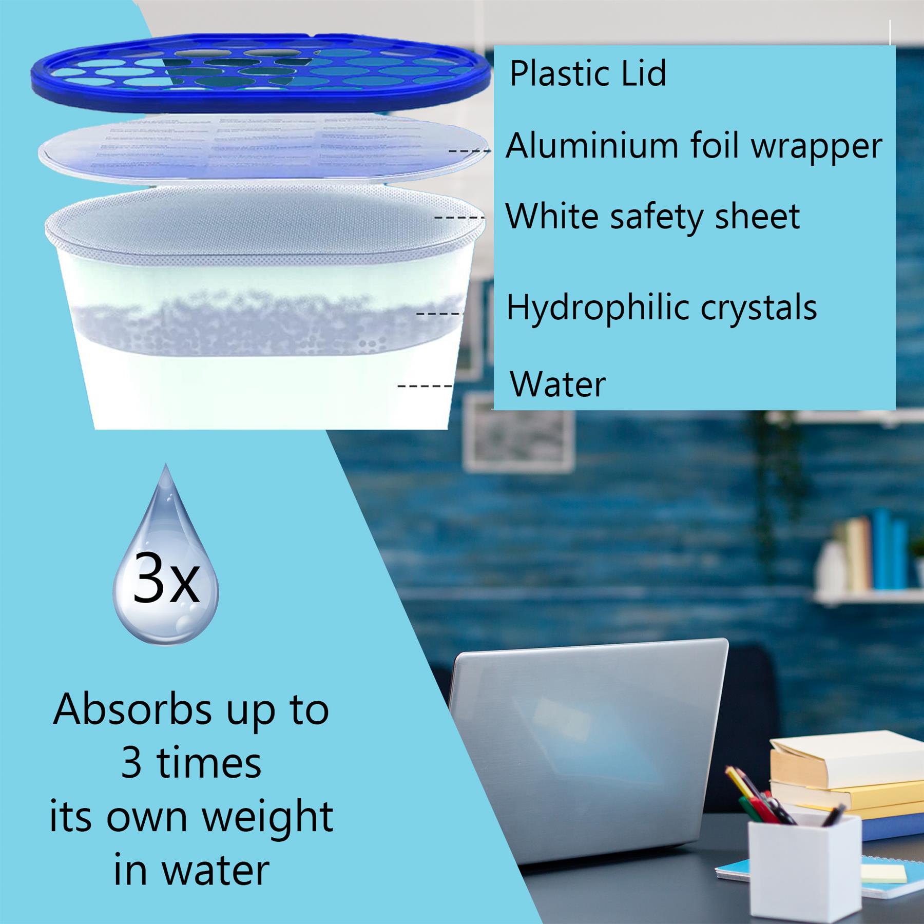 Pack Of 30 Dehumidifier 500ml