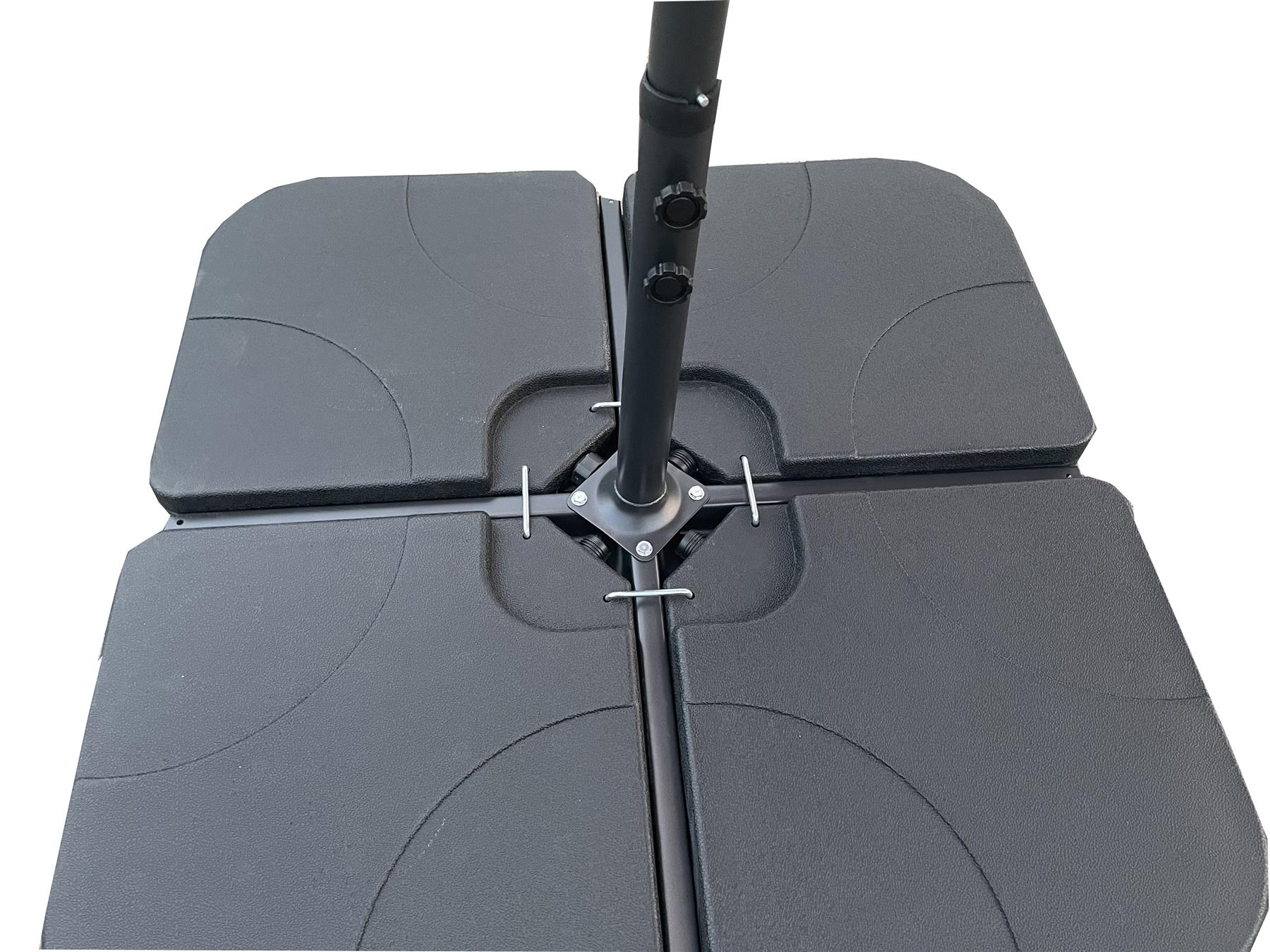 Parasol umbrella square stand 103.5x103.5x7.5CM