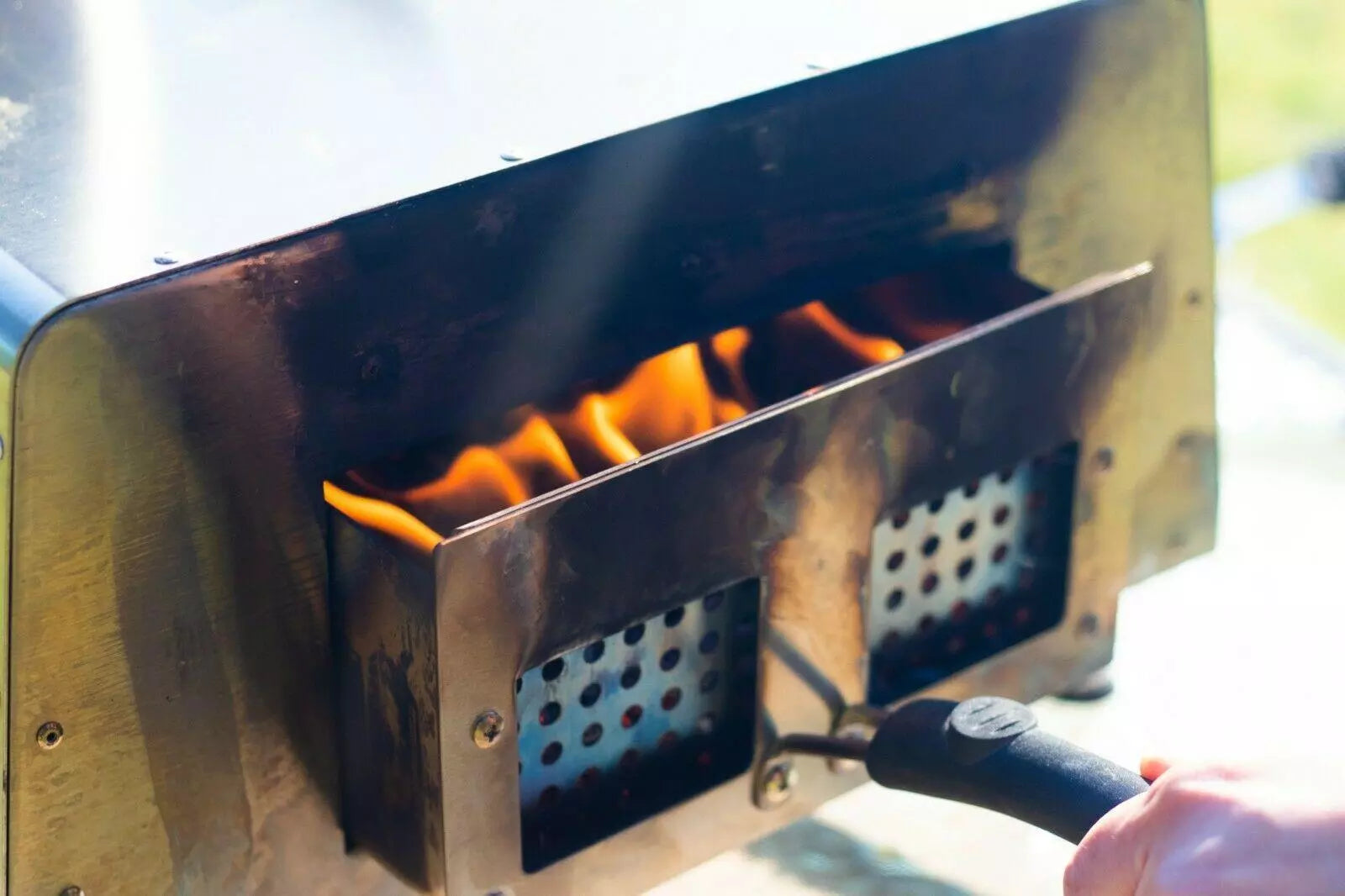 Portable Stainless Steel Charcoal Pizza Oven Grill