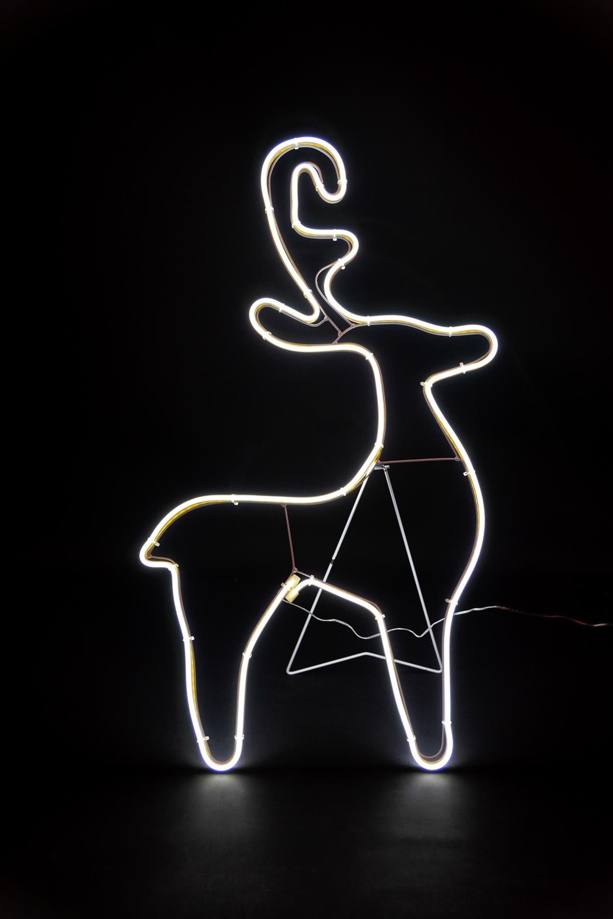 Reindeer Rope Light Silhouette-Cool White 74 X 40Cm Reindeer Rope Light Silhouette-Cool White 74 X 40Cm