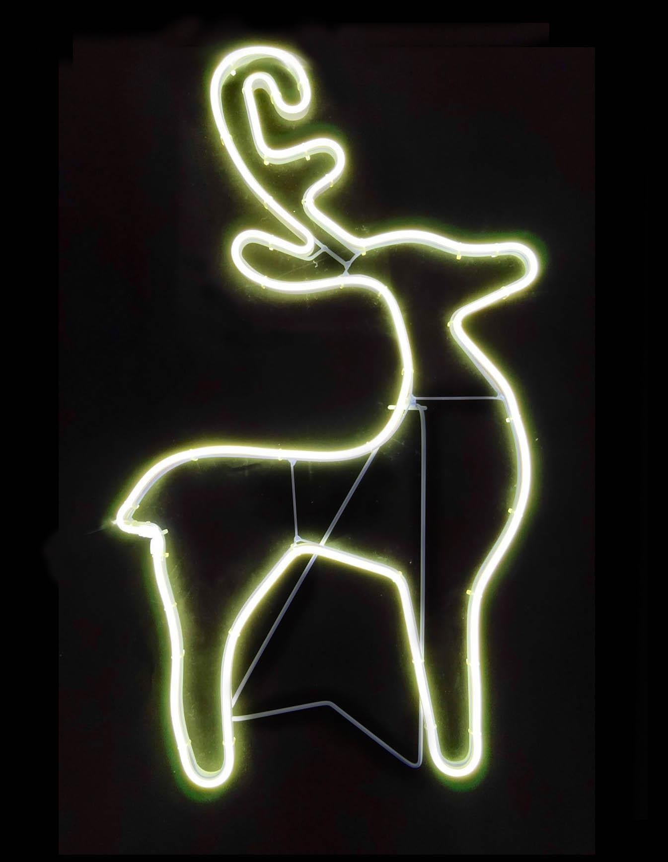 Reindeer Rope Light Silhouette-Warm White 74 X 40Cm Reindeer Rope Light Silhouette-Warm White 74 X 40Cm