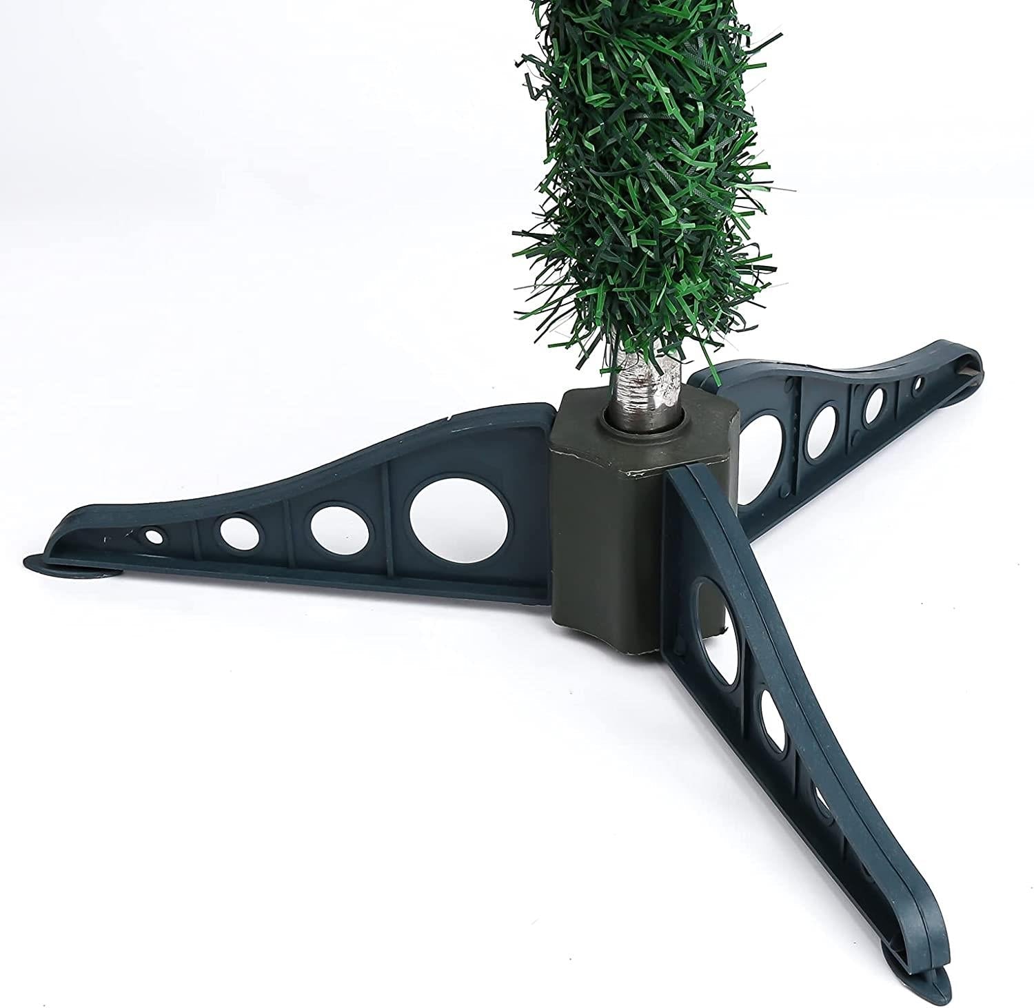 4FT Green Christmas Tree Artificial PVC Pine Tips Stand Holiday Home Decorations