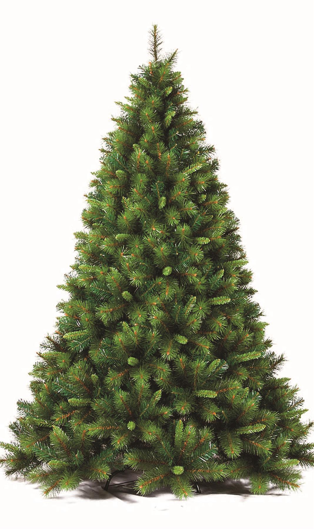 Kentucky Pine Green Pencil Needle Tips Plain Bushy Artificial Christmas Tree Holiday Premium Home Xmas Festive Decorations, PVC, 6FT