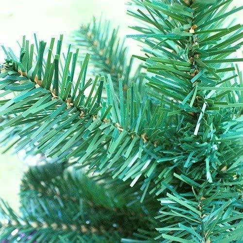 Green 8ft Alaskan Pine Christmas Artificial 1100 Tips with Metal Stand 240cm Big Xmas Tree Home Decoration, 8Ft/240CM