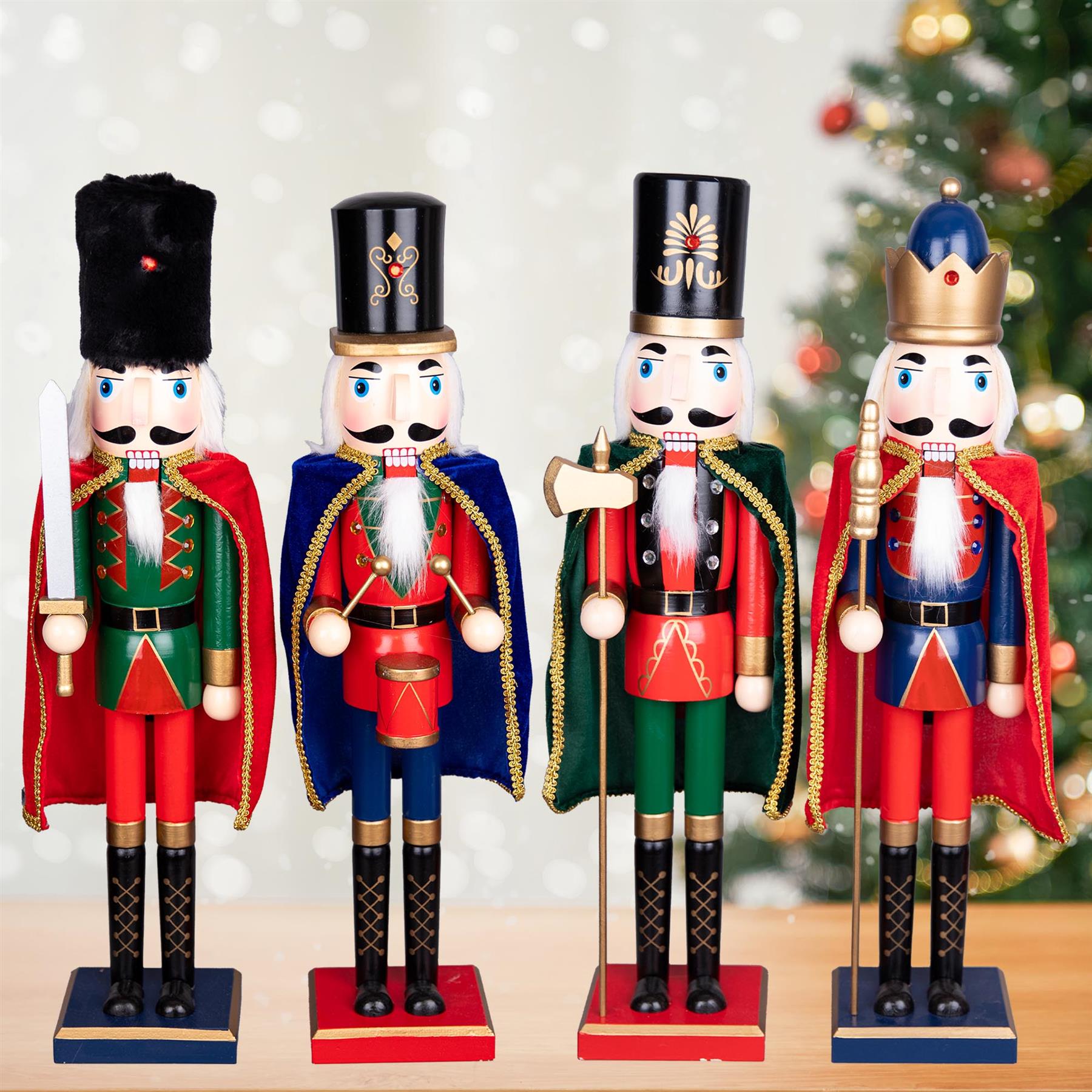 Christmas Nutcrackers Tree Wooden Decoration 60cm Figures Xmas Ornament Any One