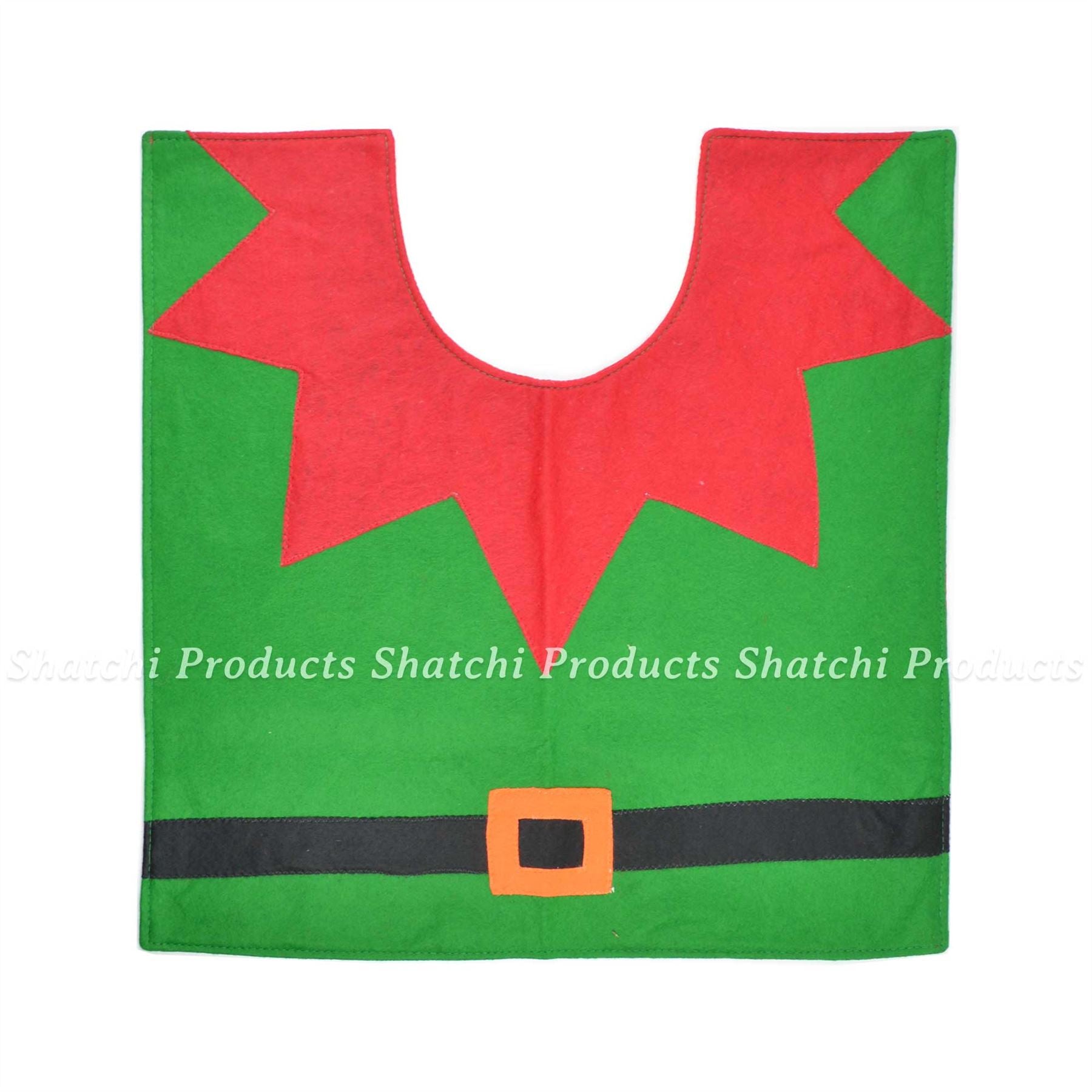 1 Set Christmas Decor Elf Toilet Seat Cover Xmas Party Accessories