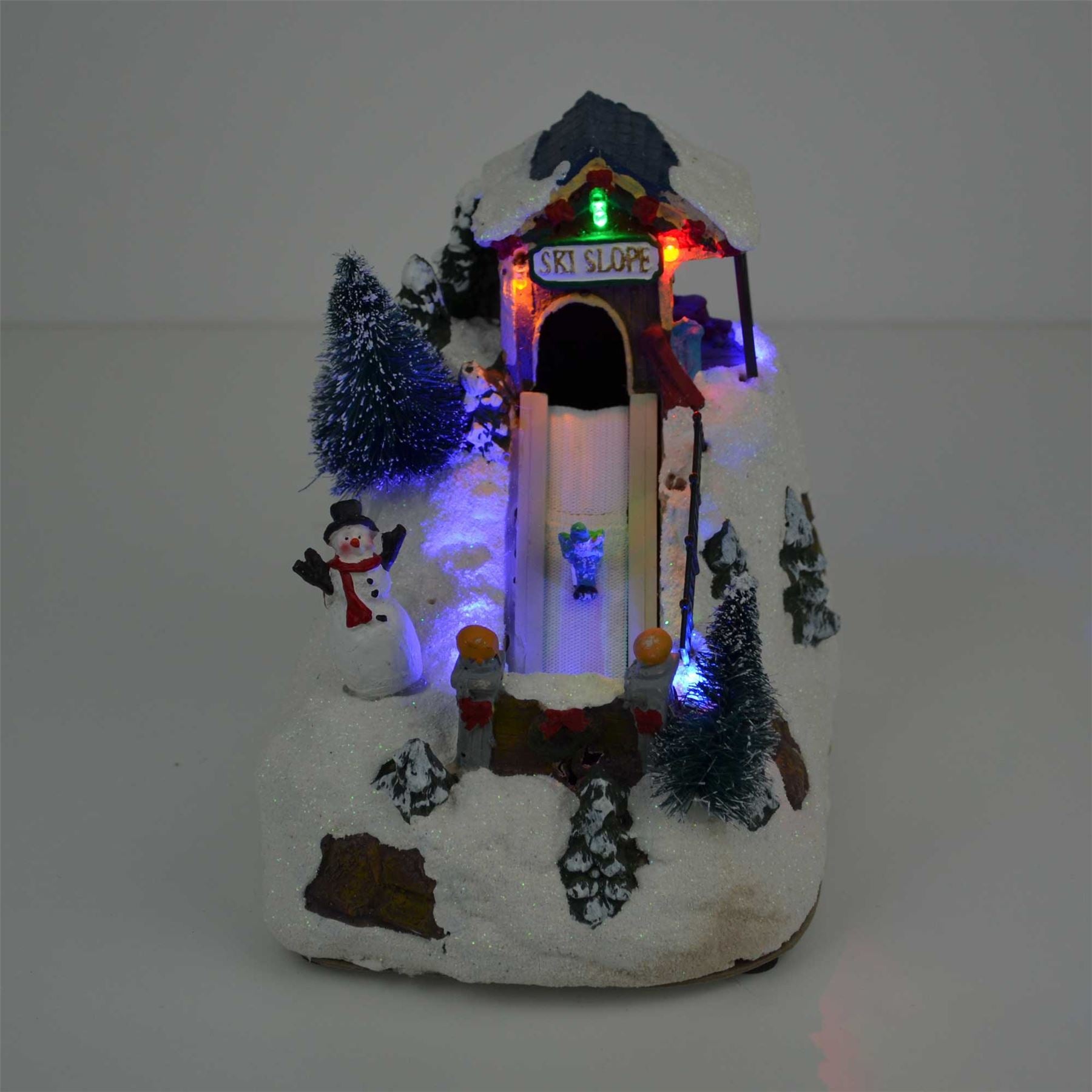 Christmas Led Musical Light Up Sculpture Nativity Set Xmas Home Decorations