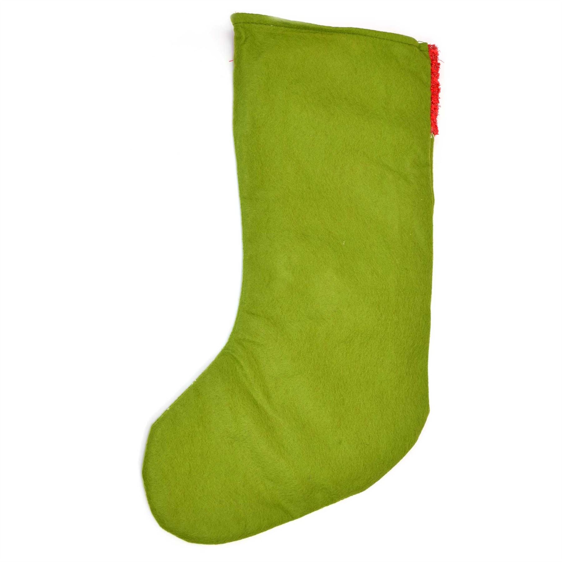 Medium Traditional Christmas Santa Stocking Xmas Stocking Sock Christmas Decor