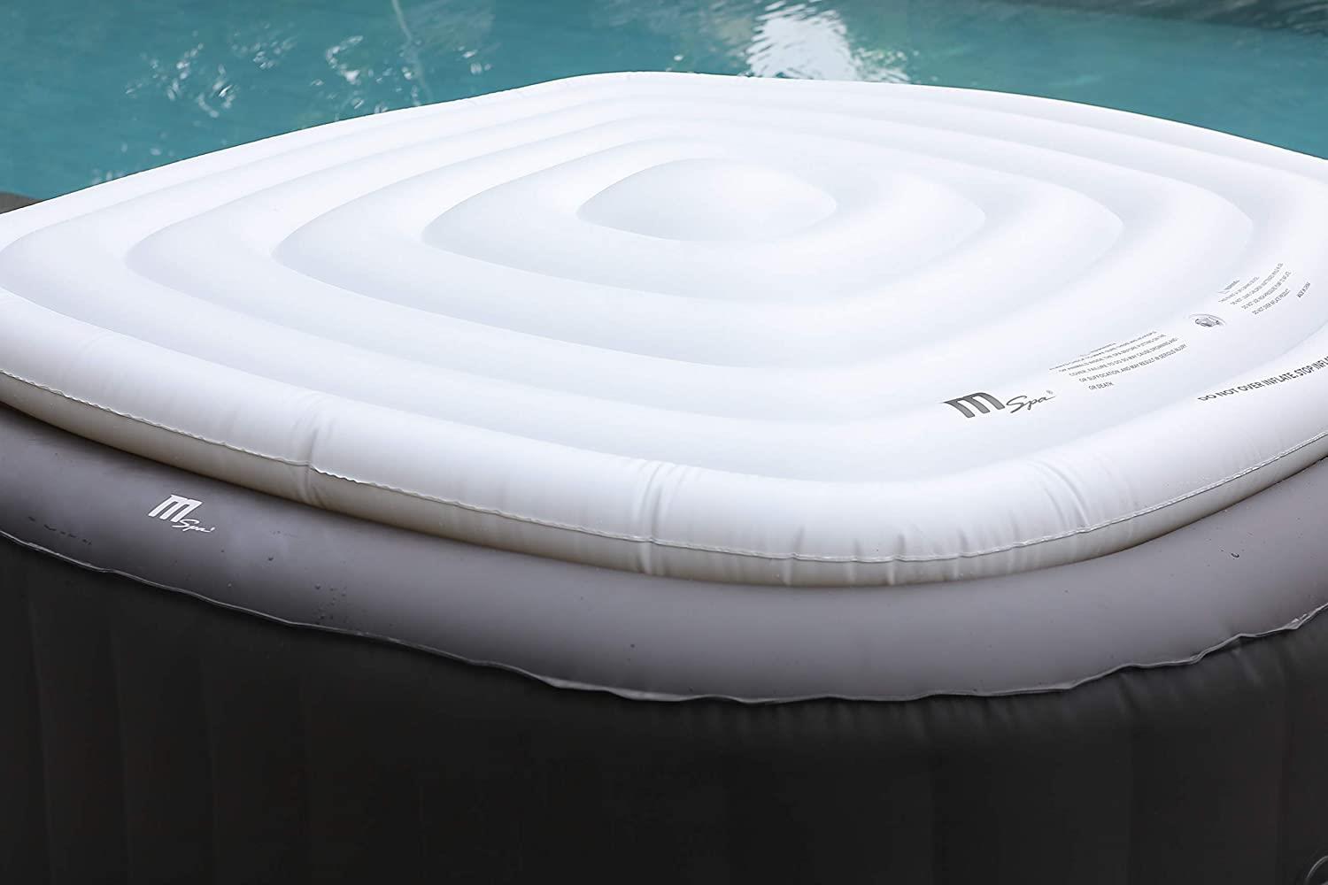 Inflatable bladder for 4-person square spa