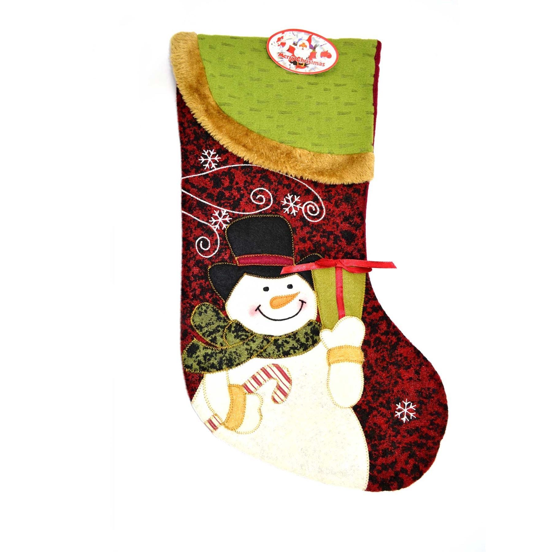 Luxurious Christmas Santa Stocking High Quality Designer Christmas Decorations