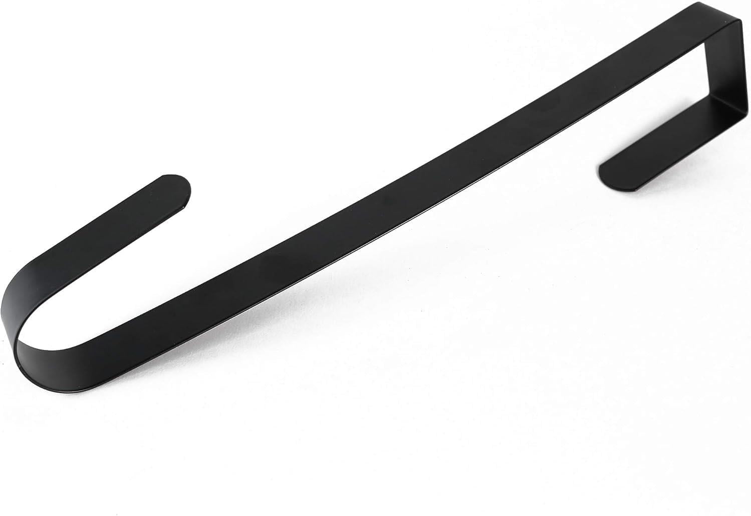 Metal Wreath Hanger Black 38Cm