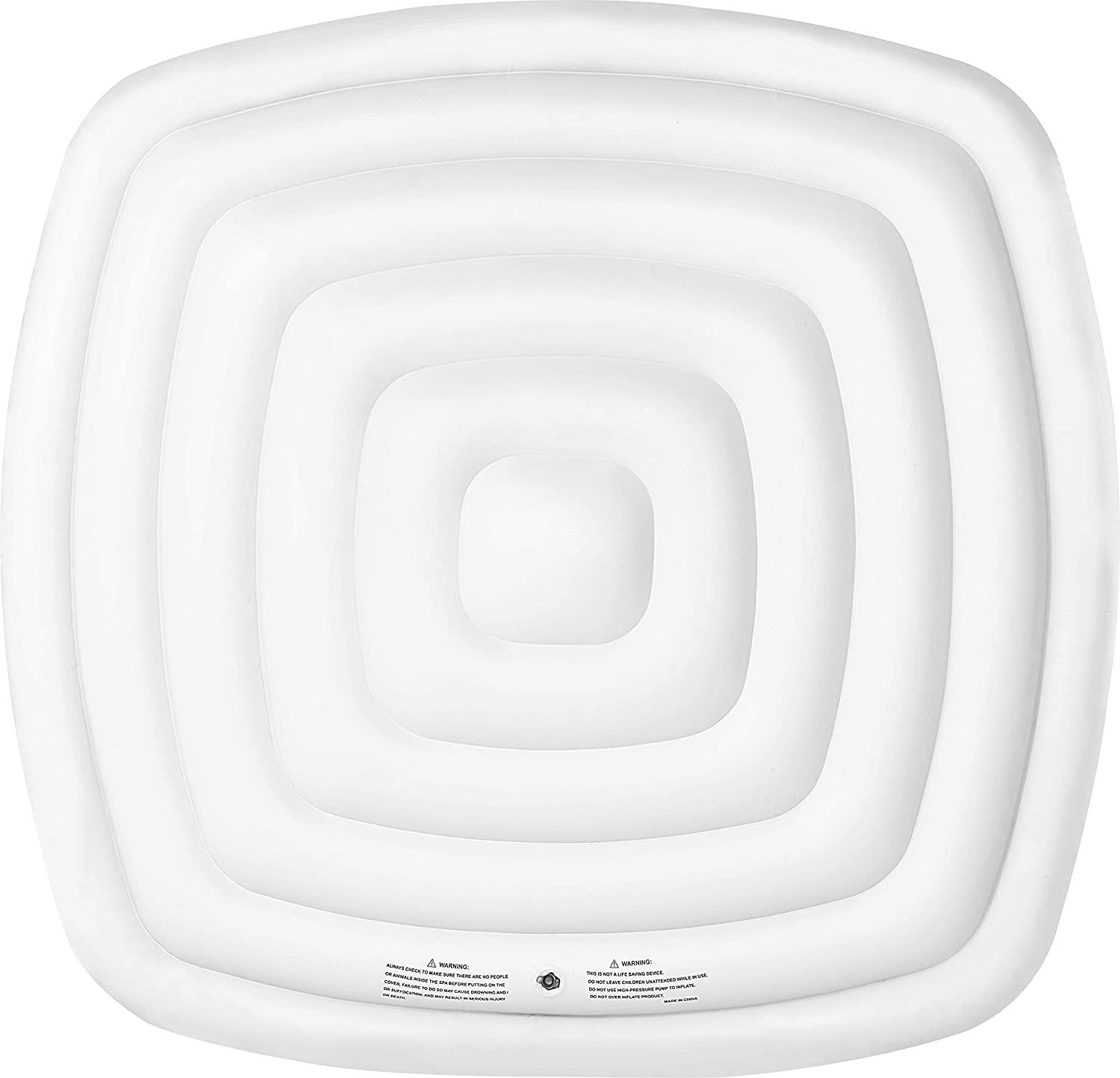 Inflatable bladder for 4-person square spa