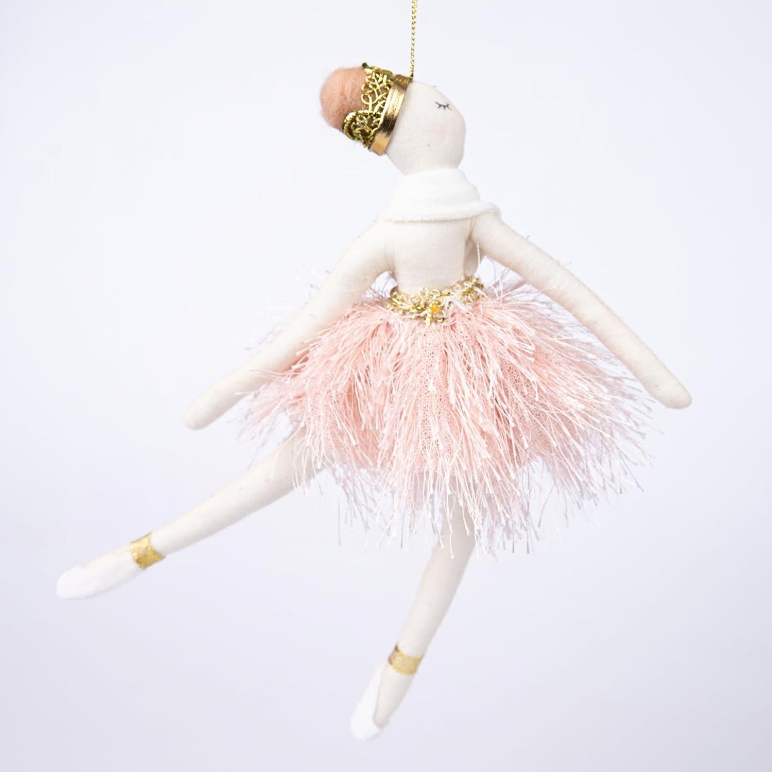 Ballerina Pink 14X20Cm - Christmas Hanging Decoration