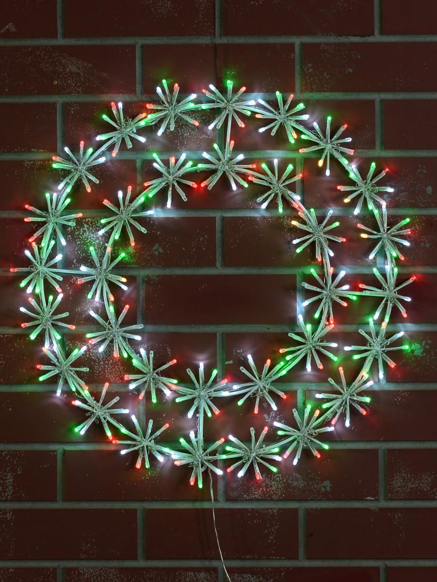 60Cm Wreath Light Multicolour