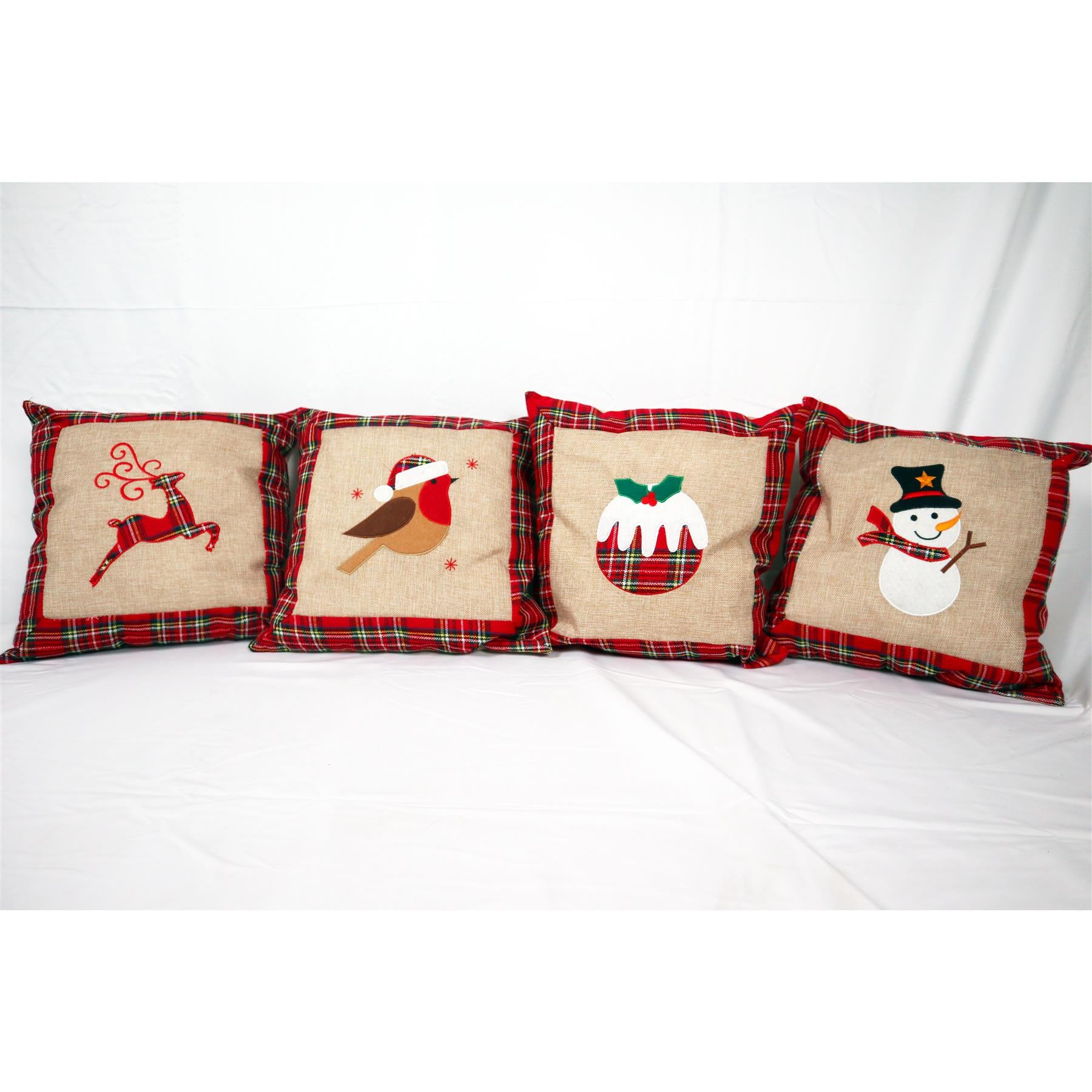 4Pcs Set Christmas Pillow Cover 40X40Cm