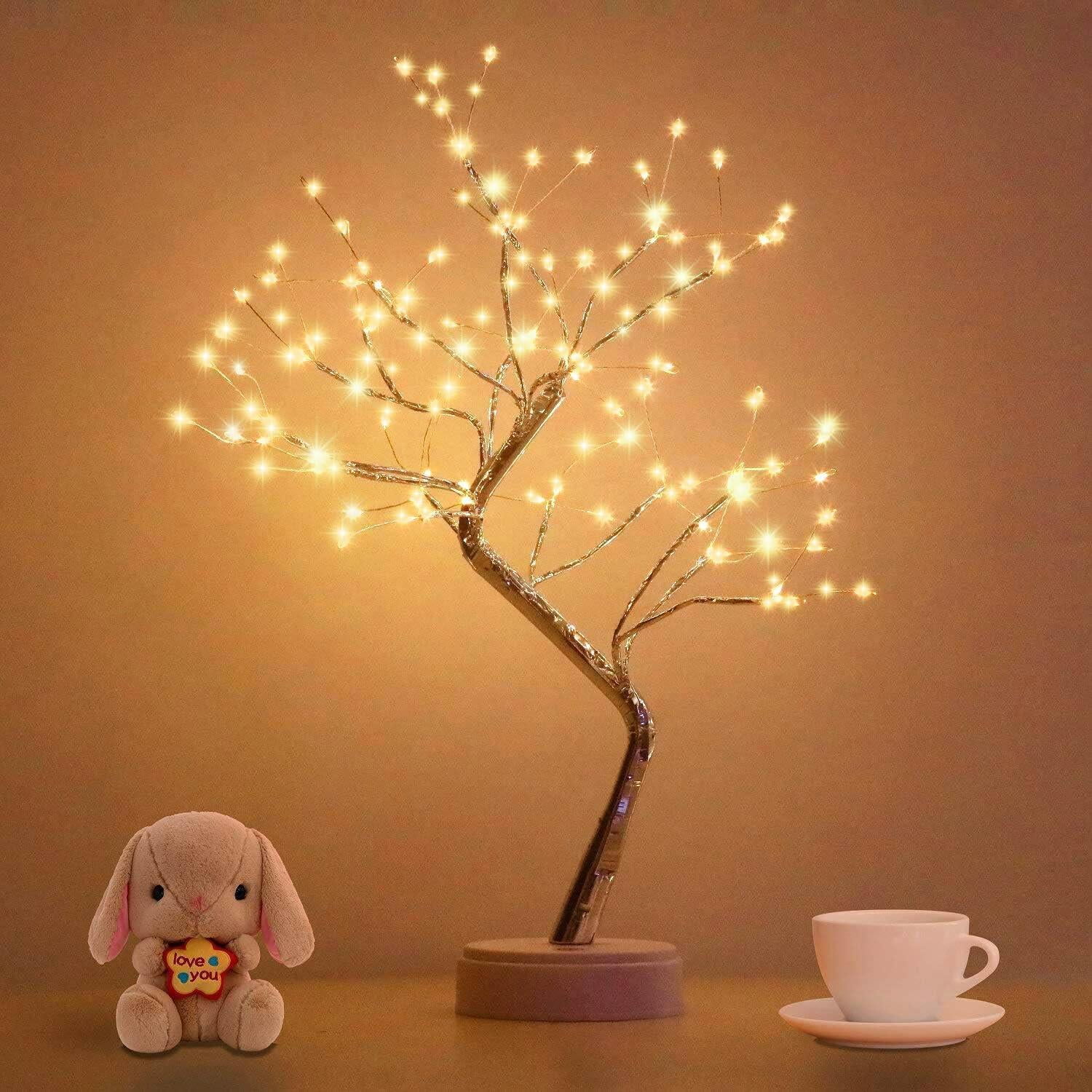 USB Bonsai Tree 108 Leds Ww 50Cm