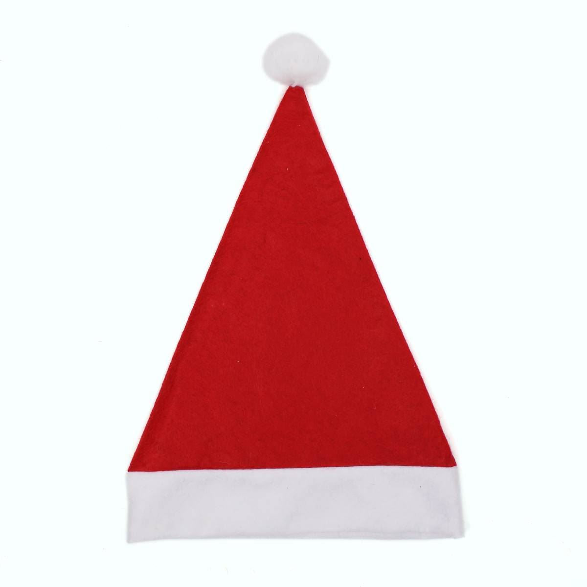300Pcs Christmas Felt Santa Hat Budget Santa Costume Xmas Fancy Dress Fun Party