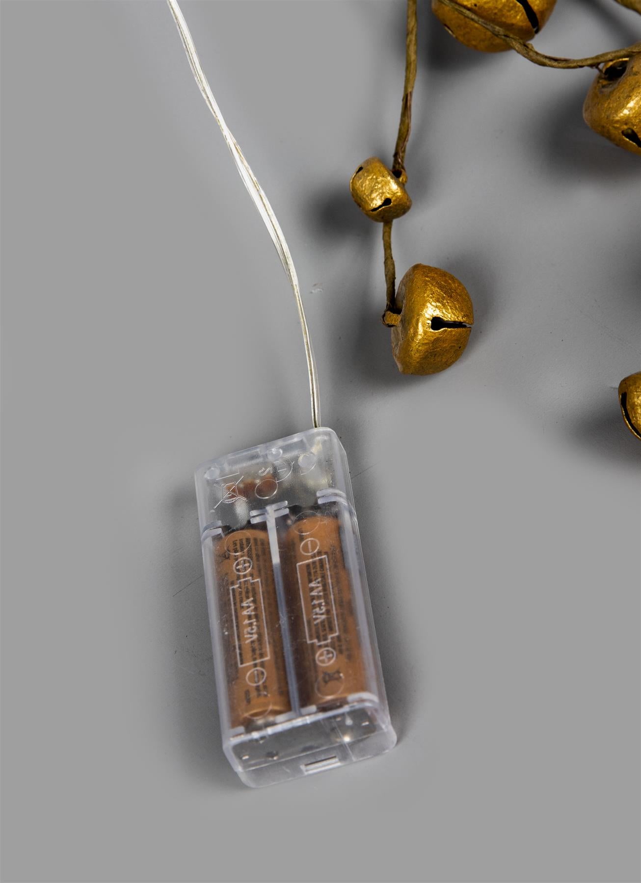 Golden Bells Garland With 20 Leds 150Cm