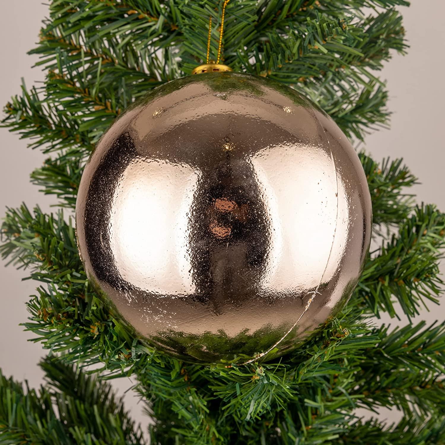 Baubles Champagne 15Cm-3Pcs Pvc