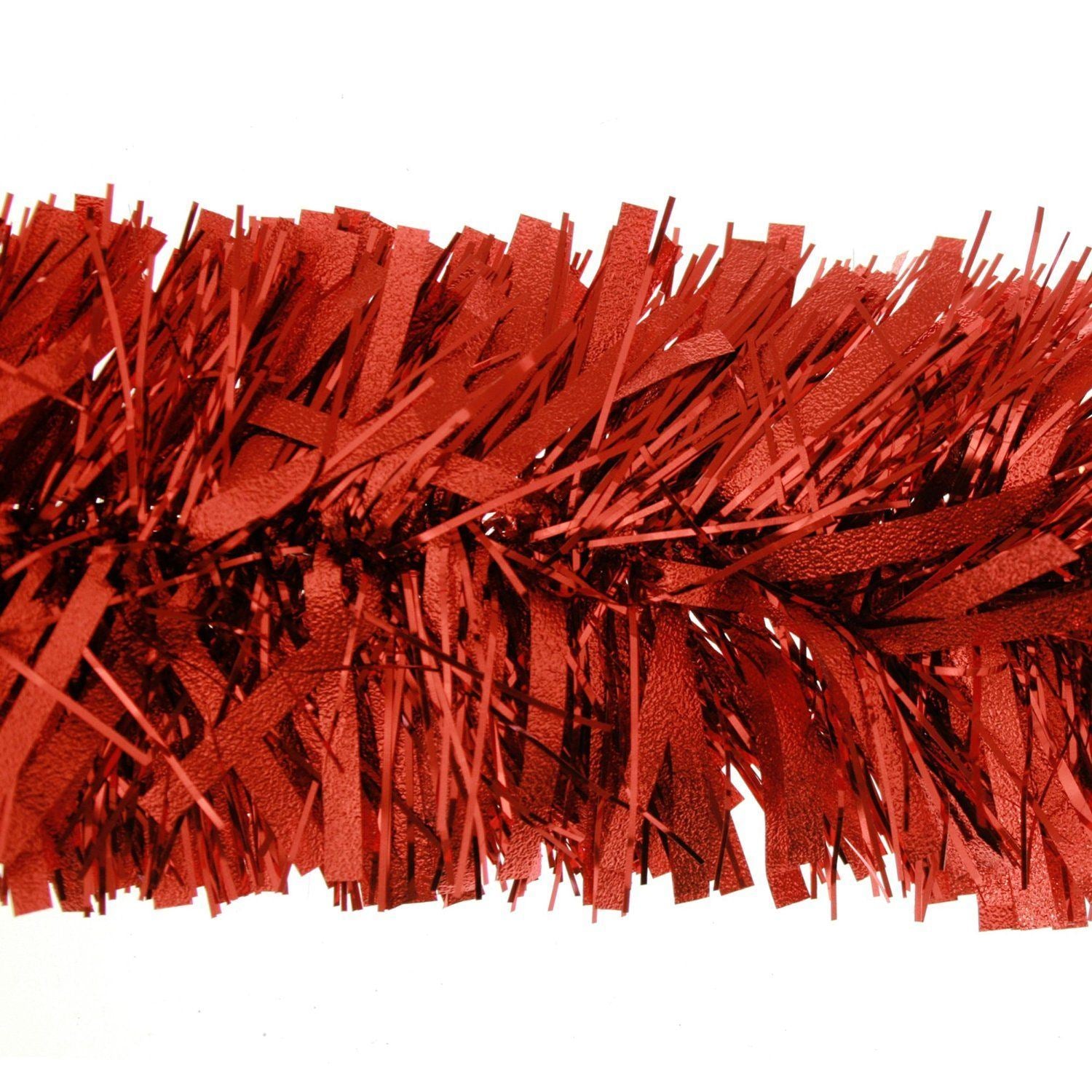32Pcs Red Tinsel Tree Decoration 1.8M