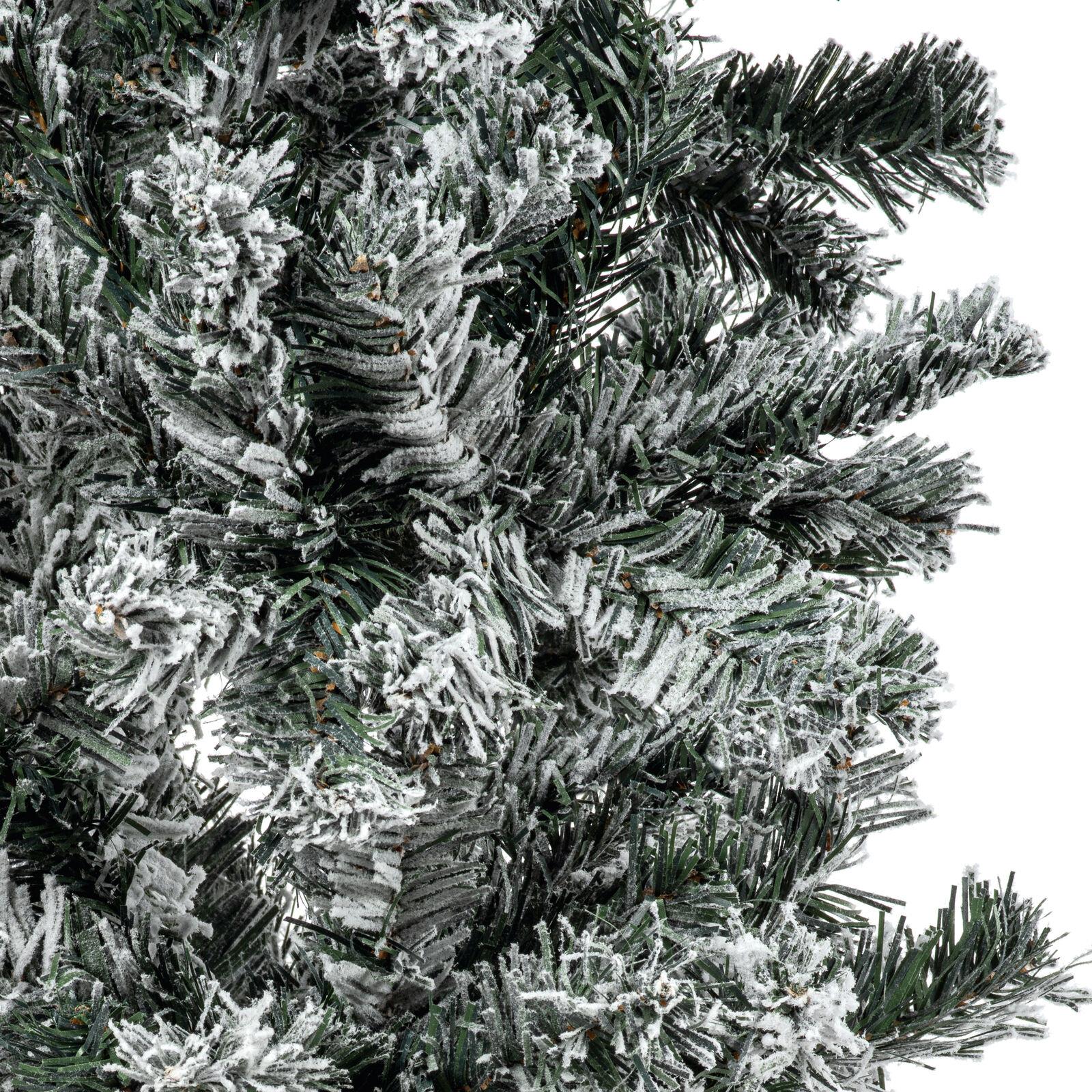 2.4M Tree Arch Snow Flocked - 50Cm Diameter, Inner Arch Width 120Cm