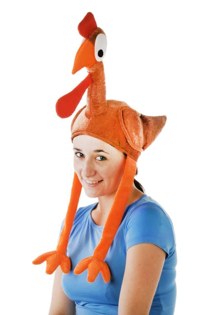 Turkey Gobbler Hat Cap Long Legs Christmas Hat Fancy Dress Party Costume Xmas