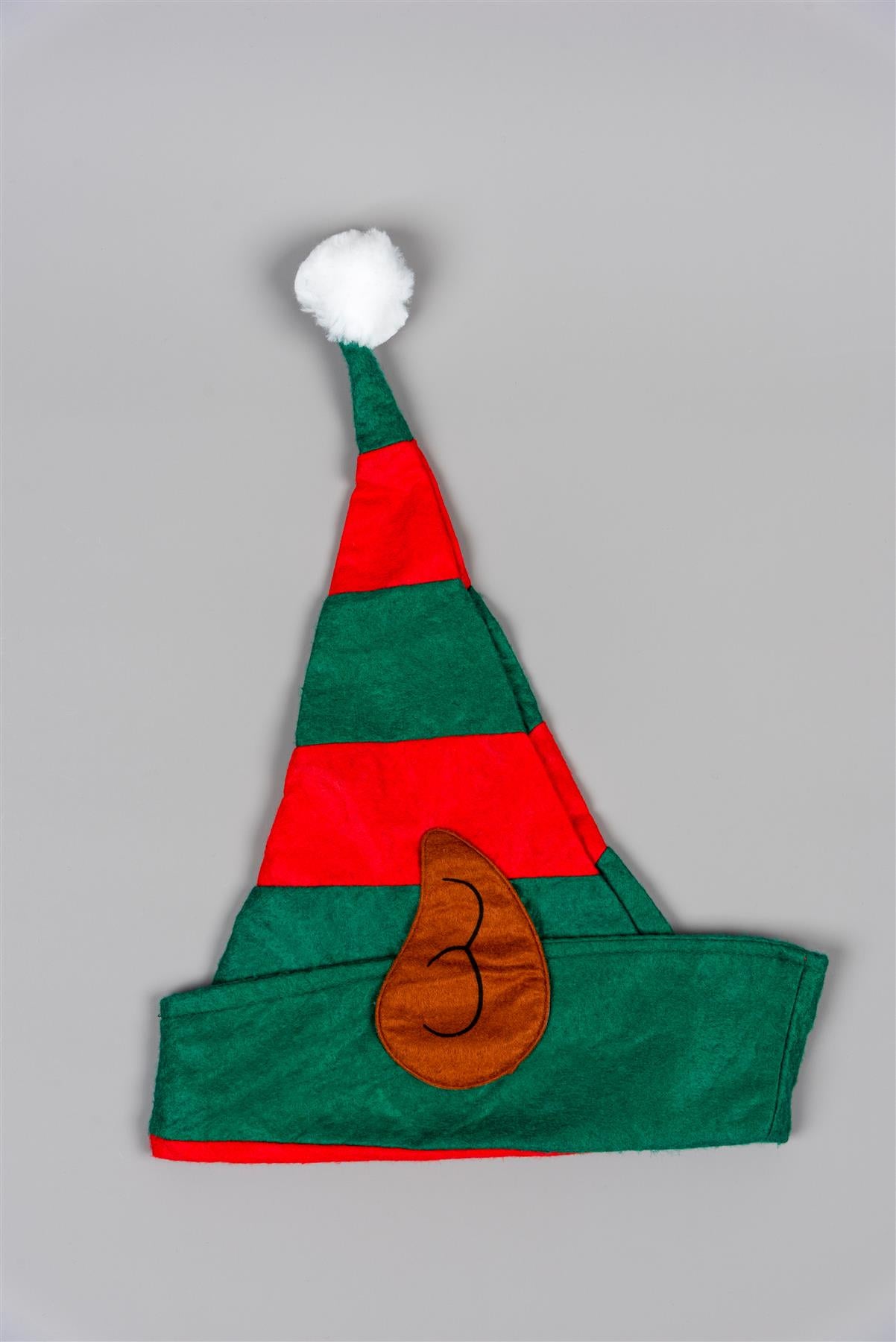 1Pcs Christmas Elf Hat Polyester Xmas Hat Fancy Dress Costume One Size Fun Hat