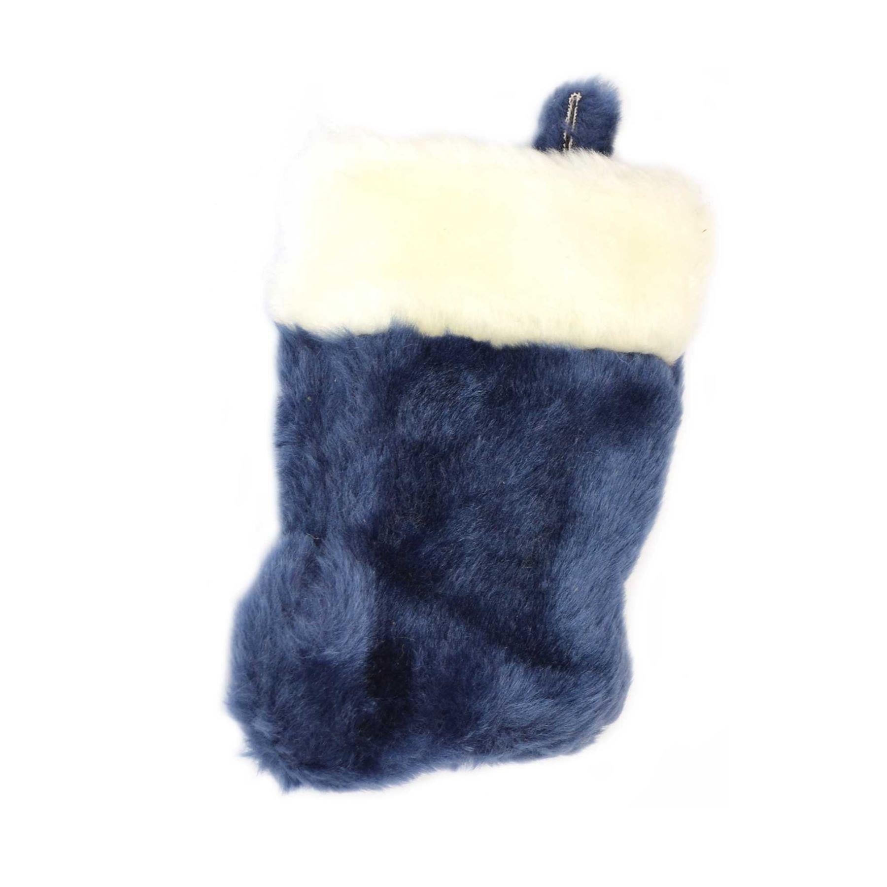 Deluxe Velvet Christmas Santa Stocking Xmas Sock With Fur Christmas D???Cor