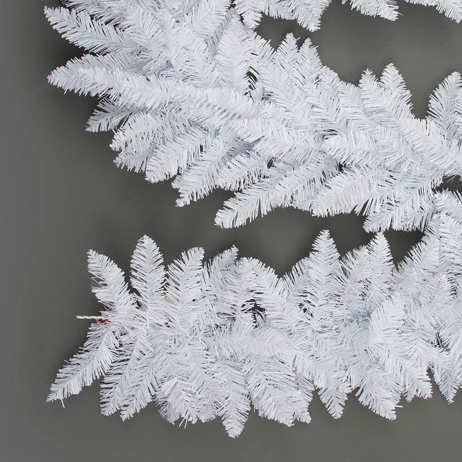 Plain Imperial Pine White Garland 200Cm