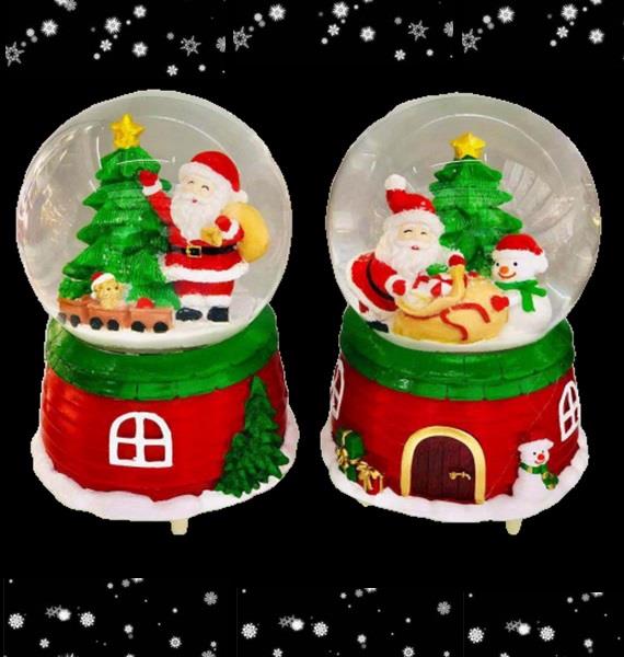 1 X Santa Christmas Snow Globe Nativity Xmas Home Decor Decorations Gifts