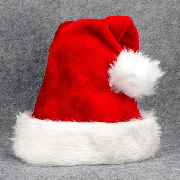 Deluxe Father Christmas Santa Hat Xmas Fancy Dress Accessories Stocking Fillers