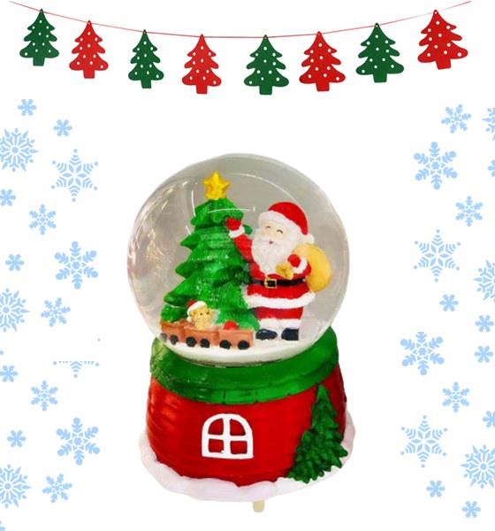 1 X Santa Christmas Snow Globe Nativity Xmas Home Decor Decorations Gifts