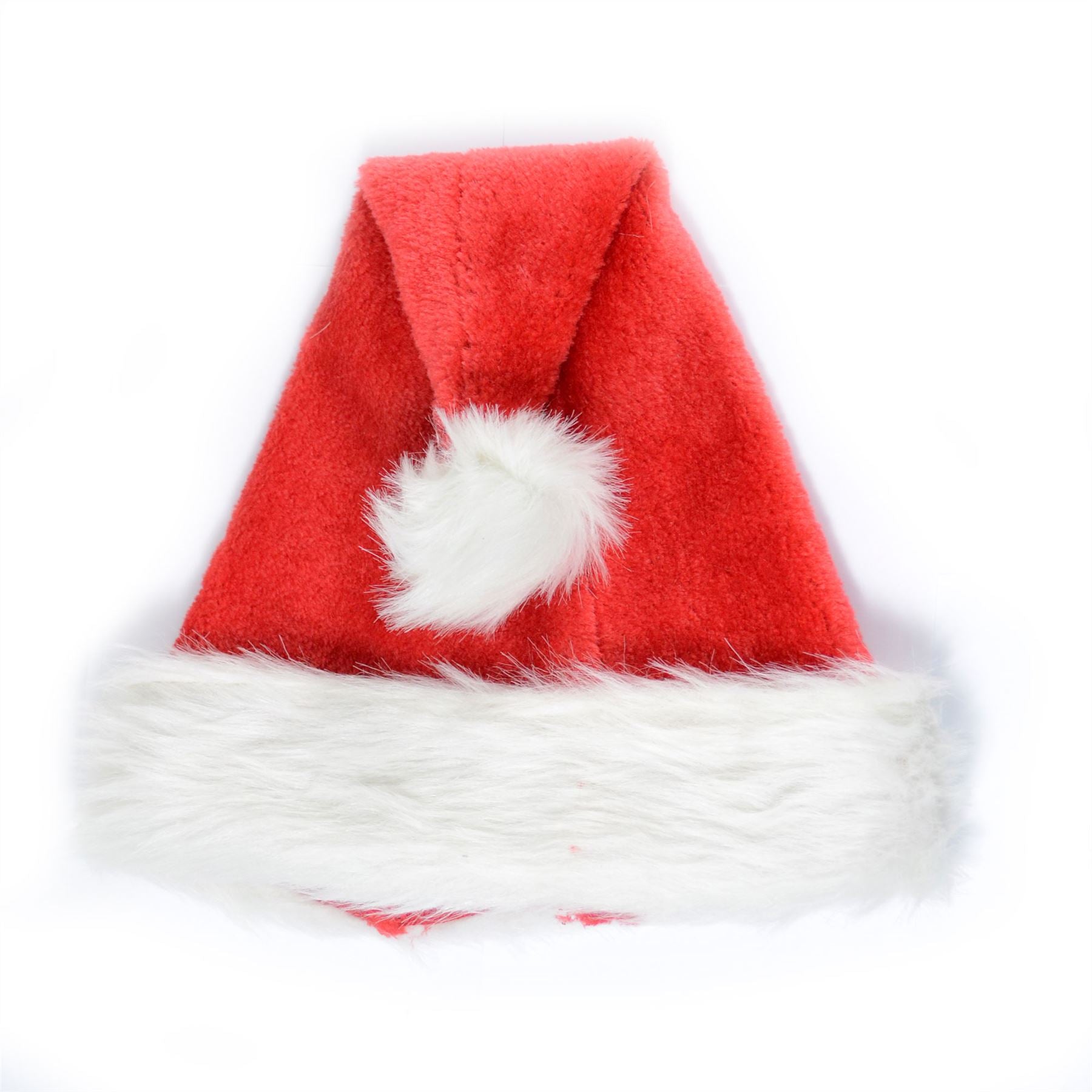 Deluxe Father Christmas Santa Hat Xmas Fancy Dress Accessories Stocking Fillers