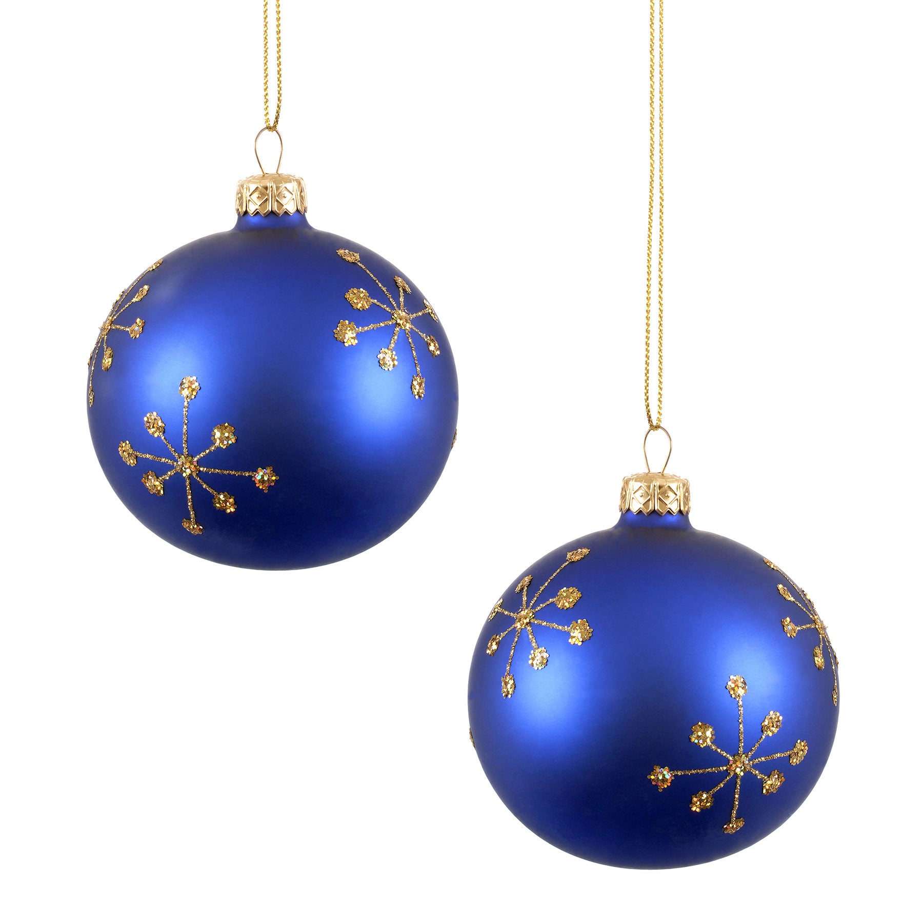 Baubles Blue 3Cm-12Pcs Set -Pvc