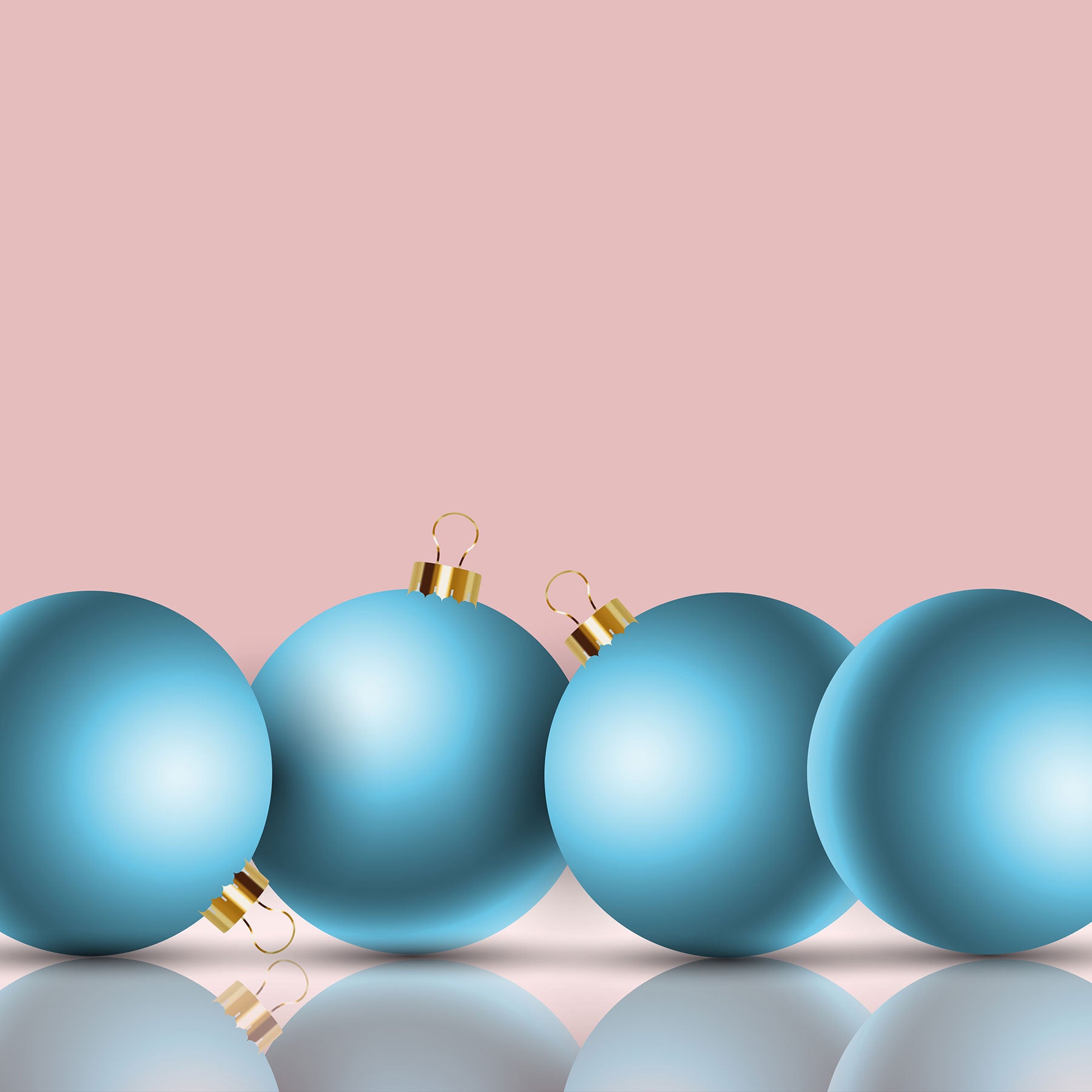 Baubles Teal Blue 10Cm 3Pcs Set Pvc
