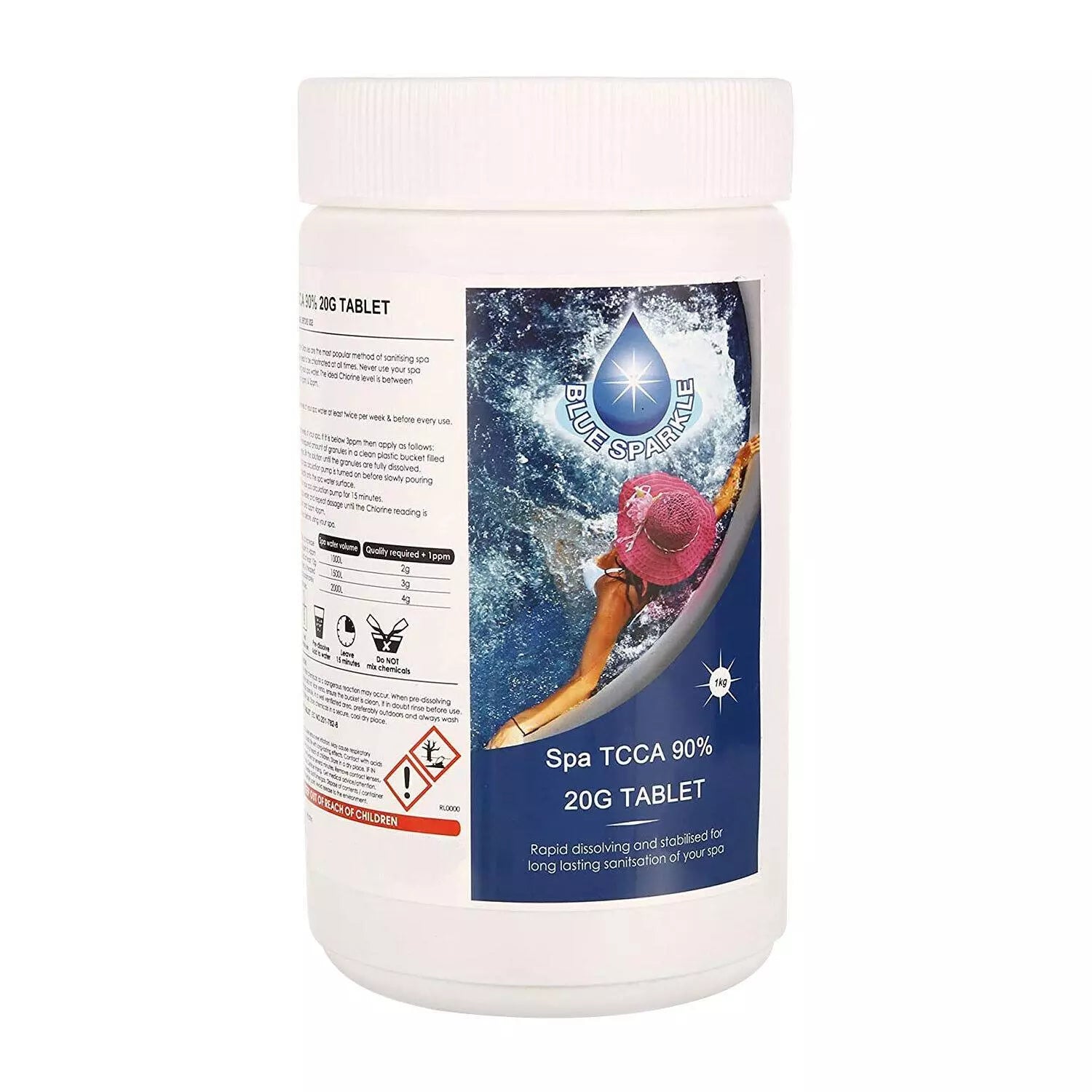 Chlorine Tablets 1kg (20g Each) - Chemical